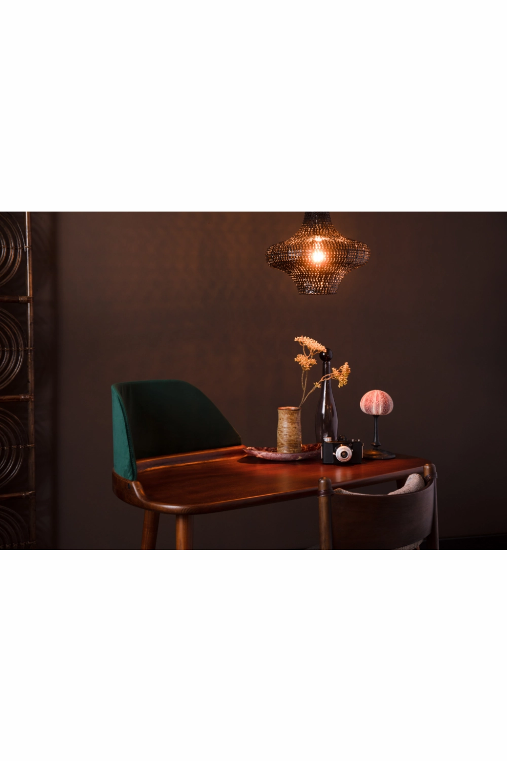 Mid-Century Modern Wooden Desk | Dutchbone Finn