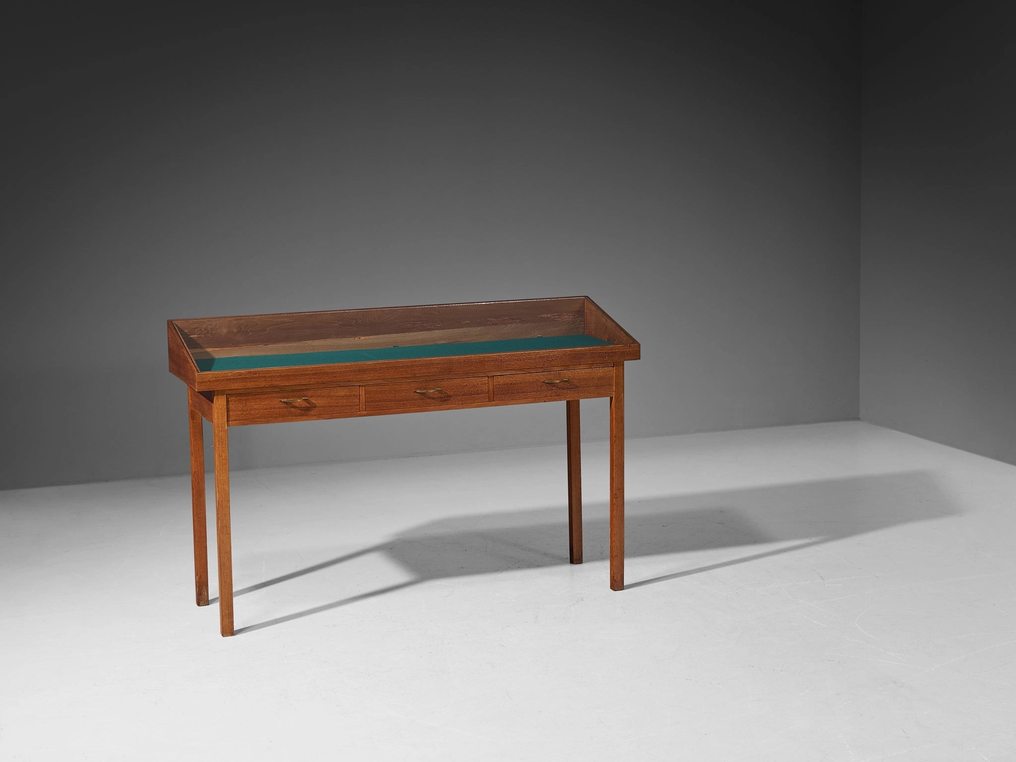 Mid-Century Showcase in Walnut and Pine