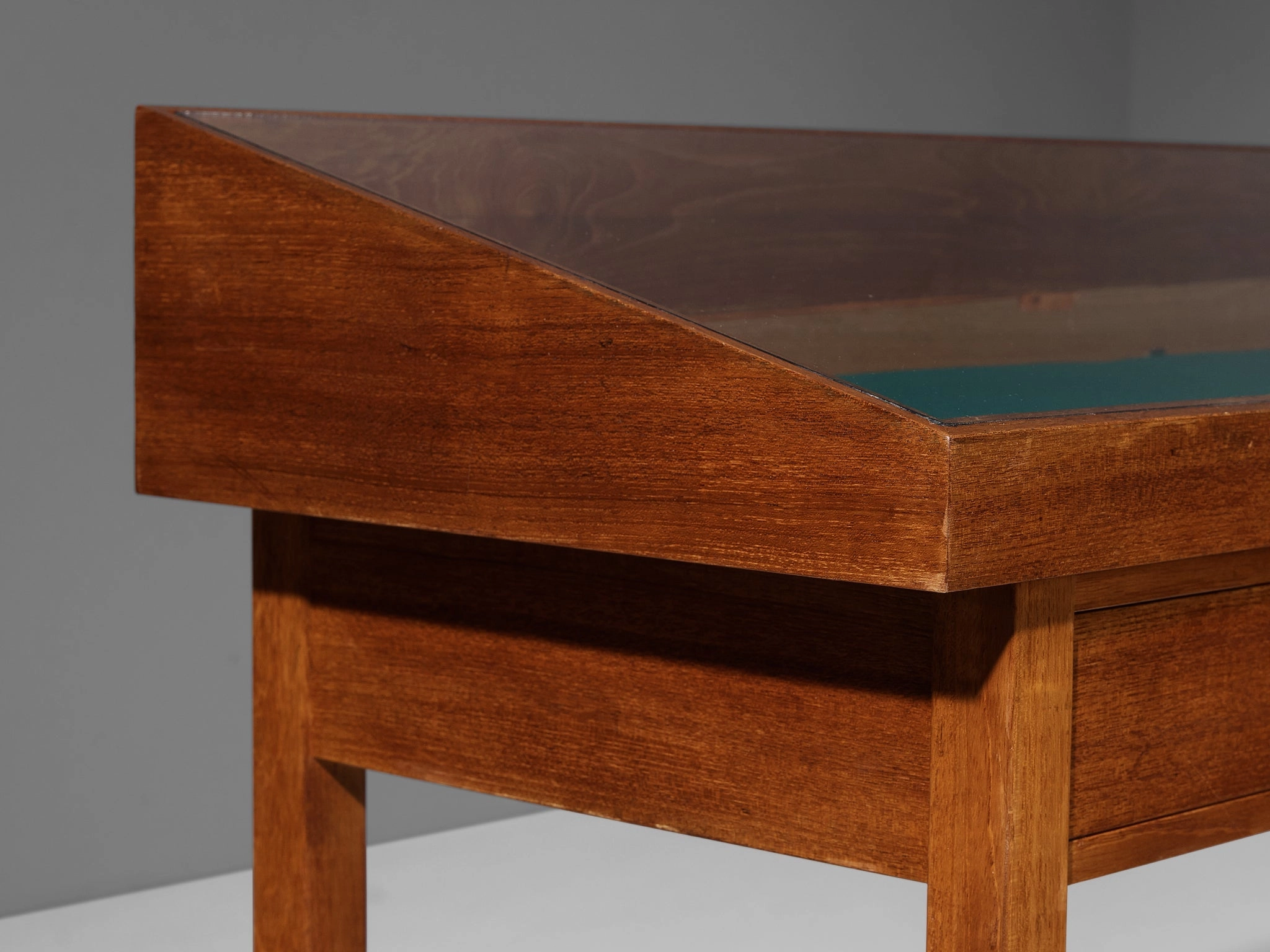 Mid-Century Showcase in Walnut and Pine