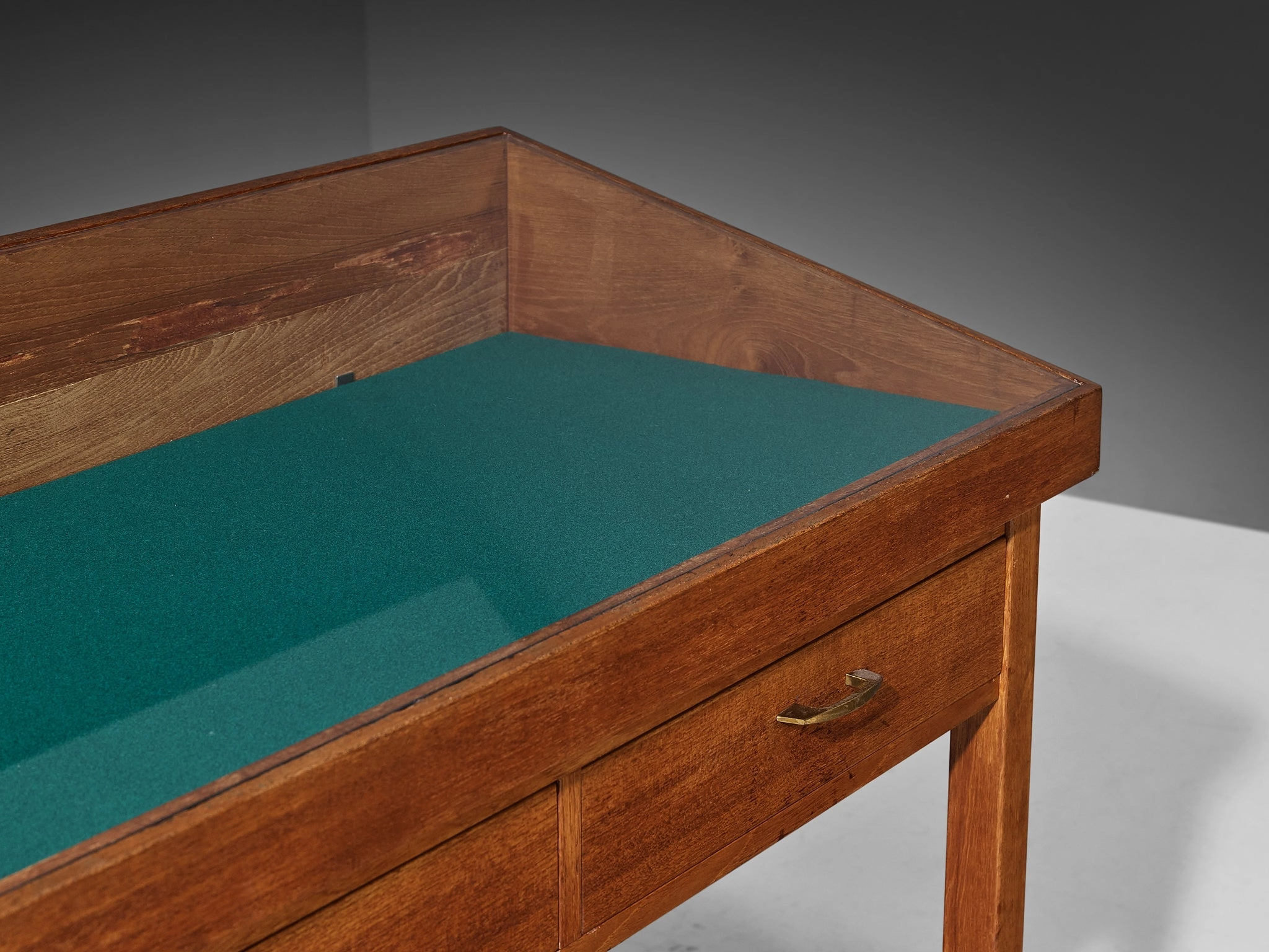 Mid-Century Showcase in Walnut and Pine