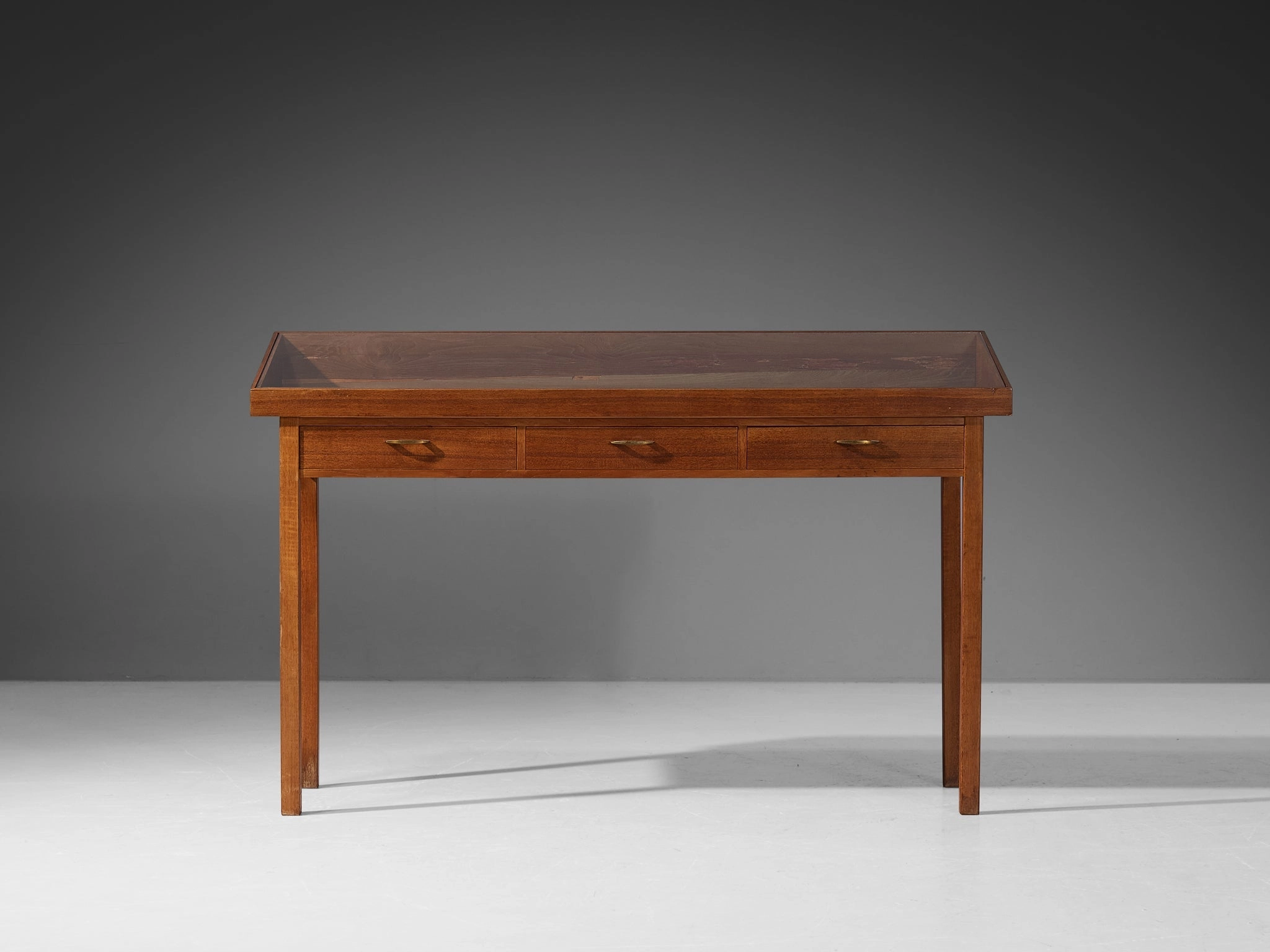 Mid-Century Showcase in Walnut and Pine