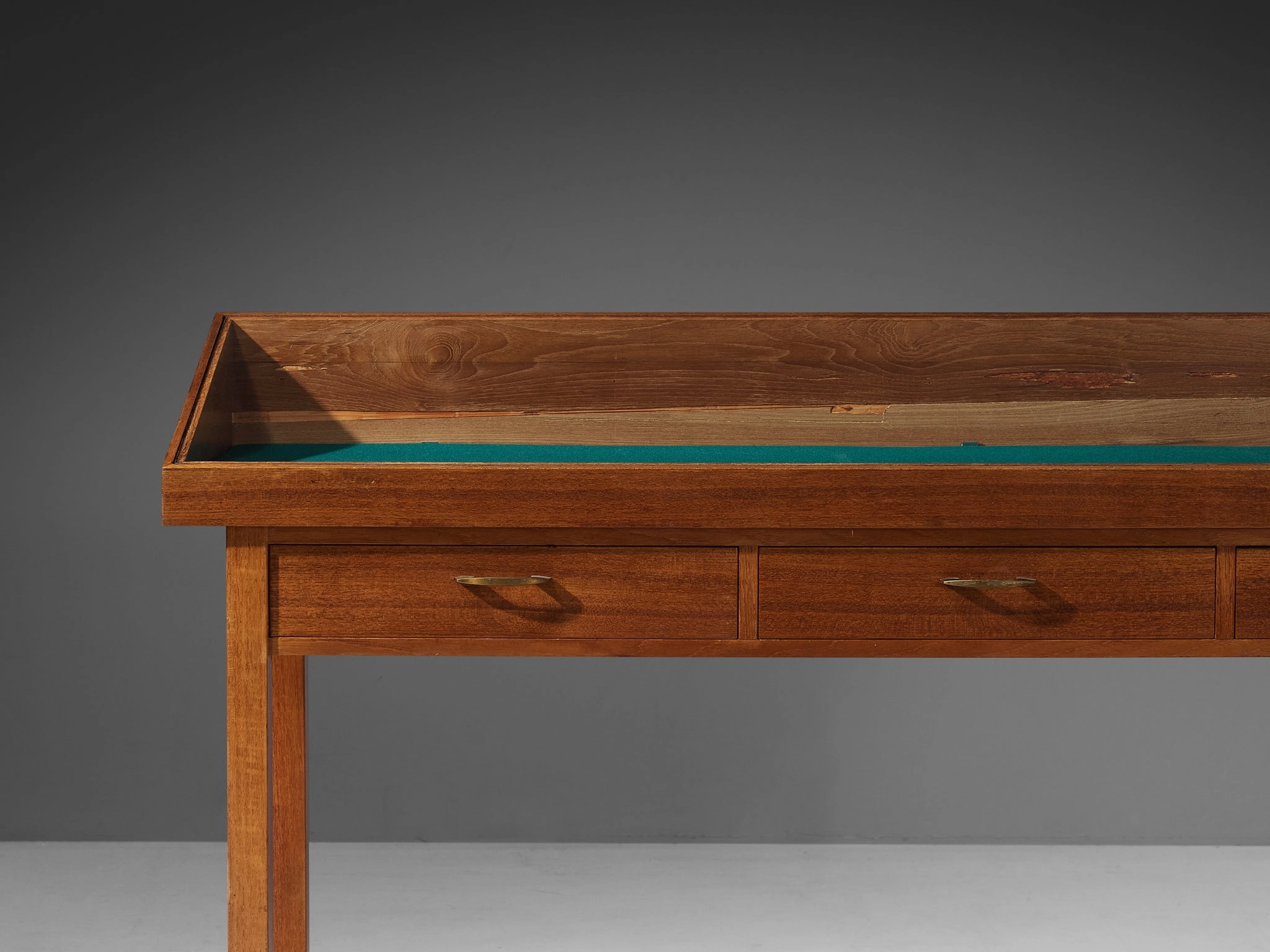 Mid-Century Showcase in Walnut and Pine
