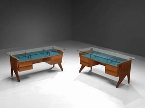 Midcentury Italian Showcases or Presentation Desks storage cabinet,organizer,furniture storage