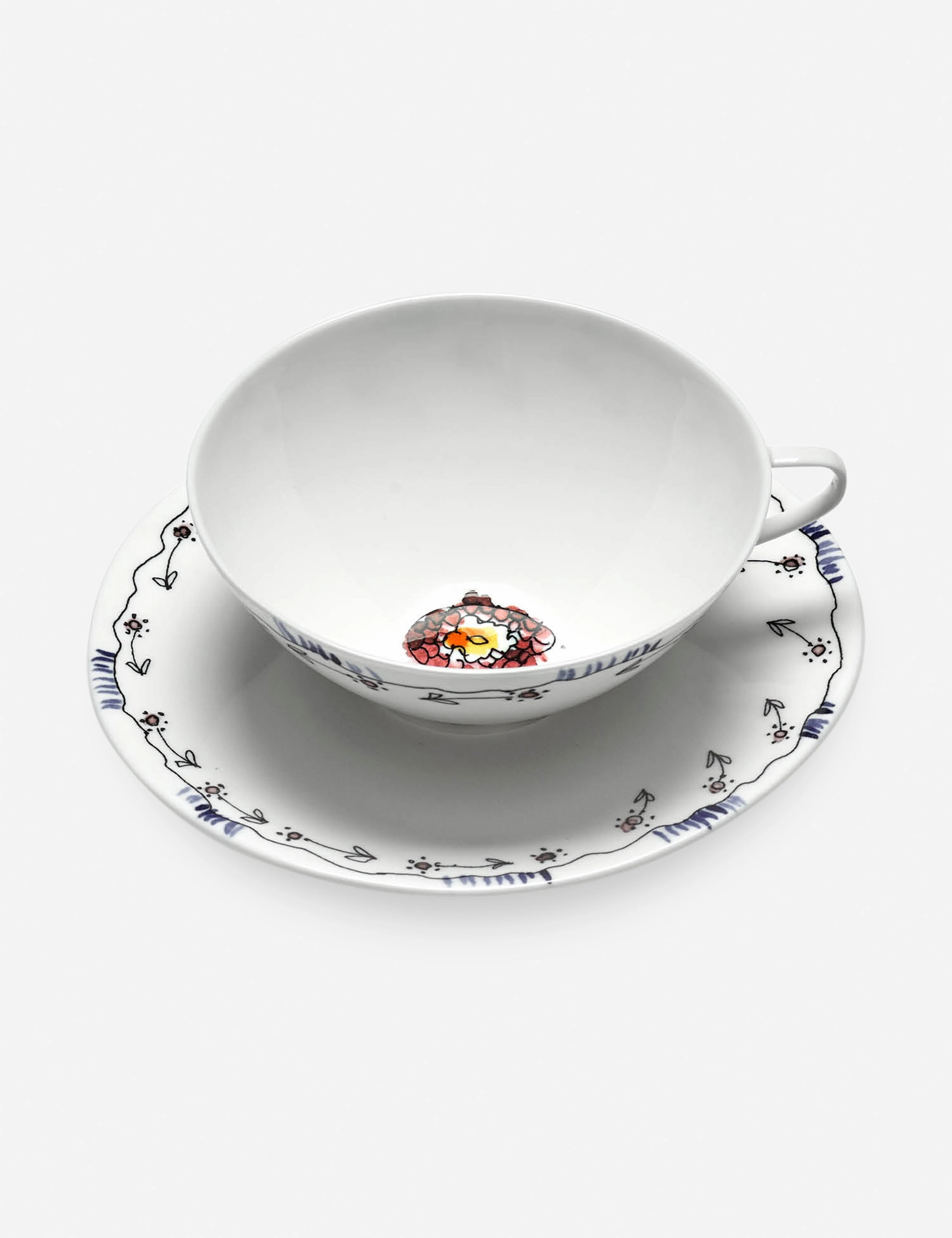 Midnight Flowers Drinkware by Marni x Serax