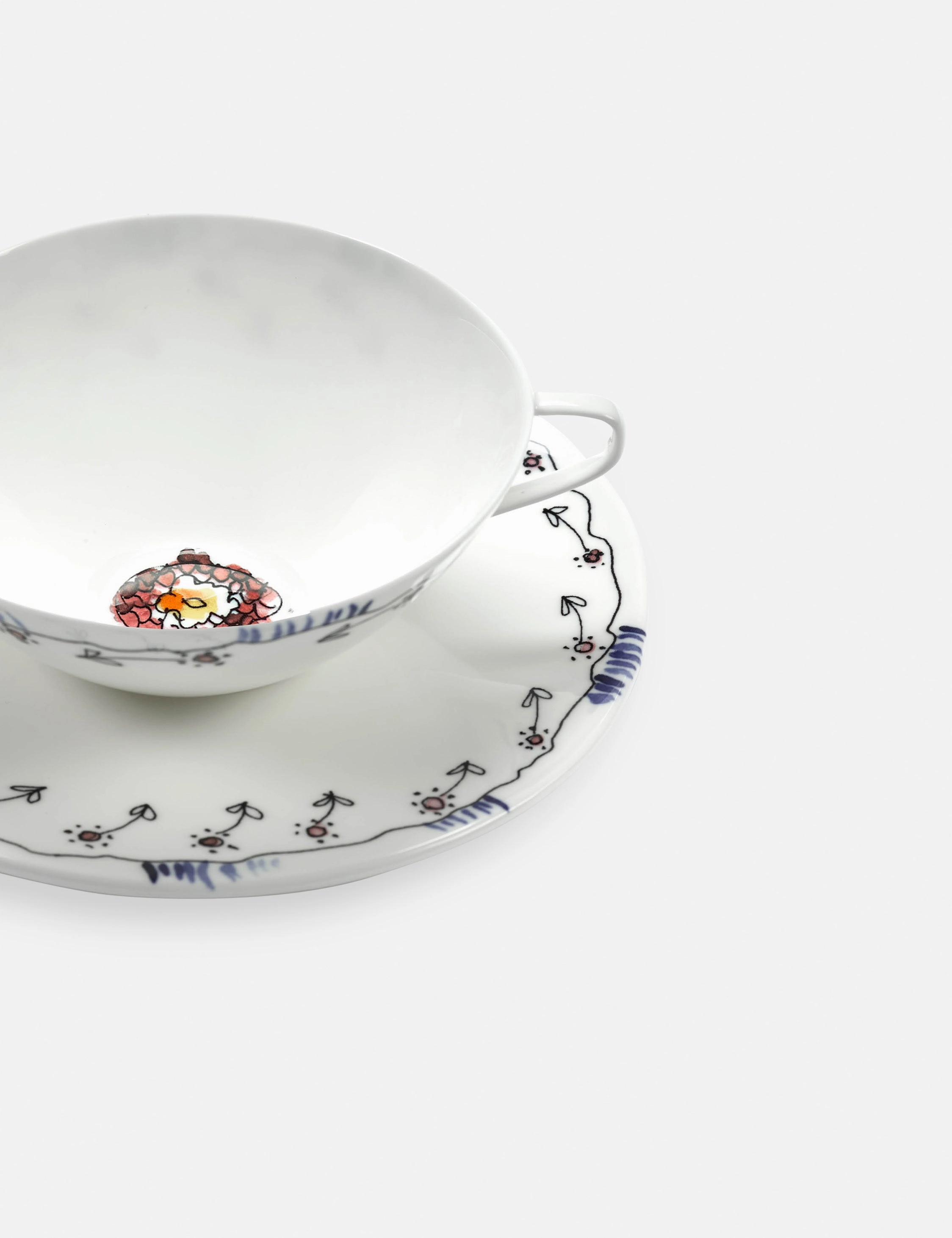 Midnight Flowers Drinkware by Marni x Serax