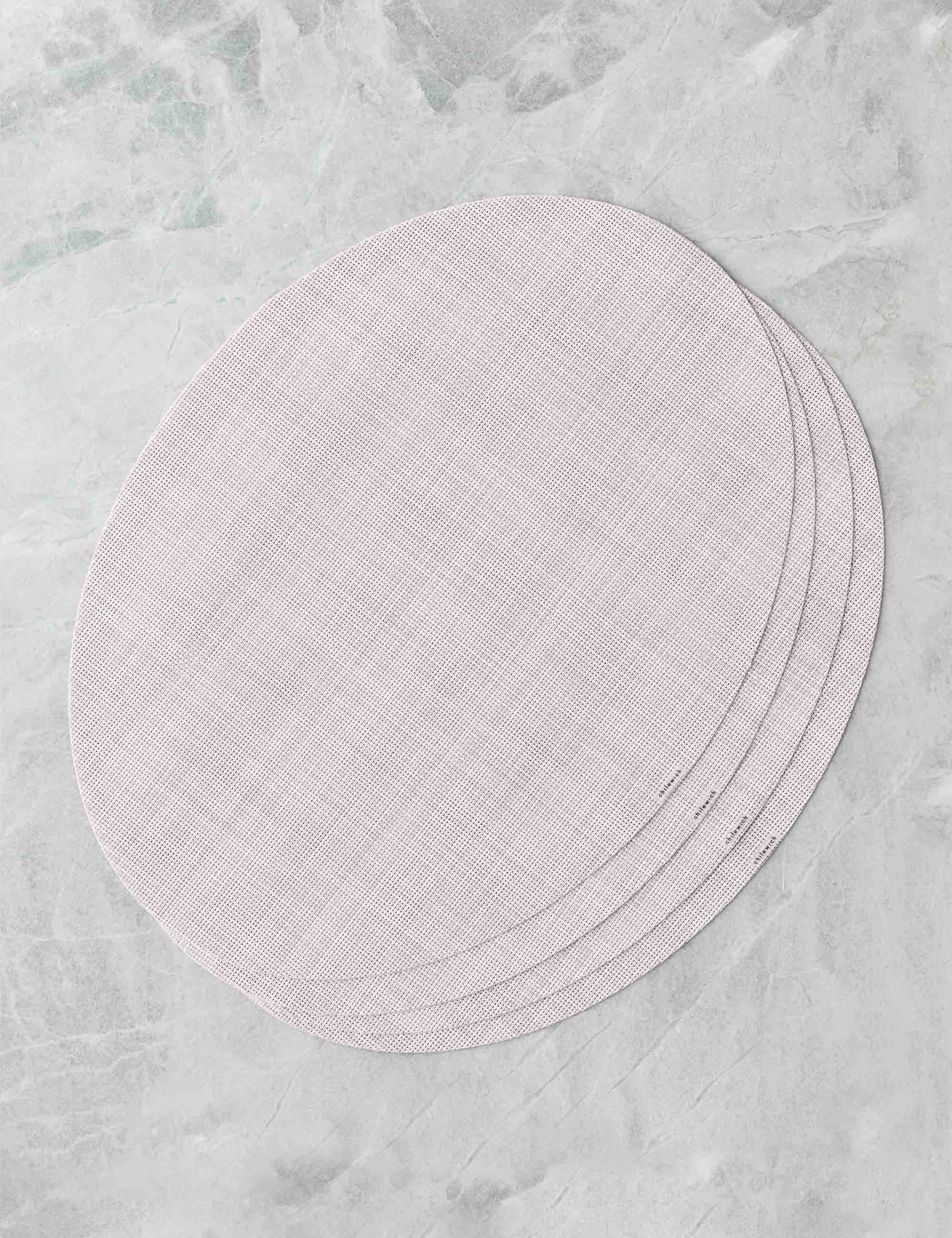 Mini Basketweave Oval Placemat (Set of 4) by Chilewich home decor,home accents,interior accessories