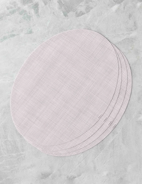 Mini Basketweave Oval Placemat (Set of 4) by Chilewich home decor,home accents,interior accessories