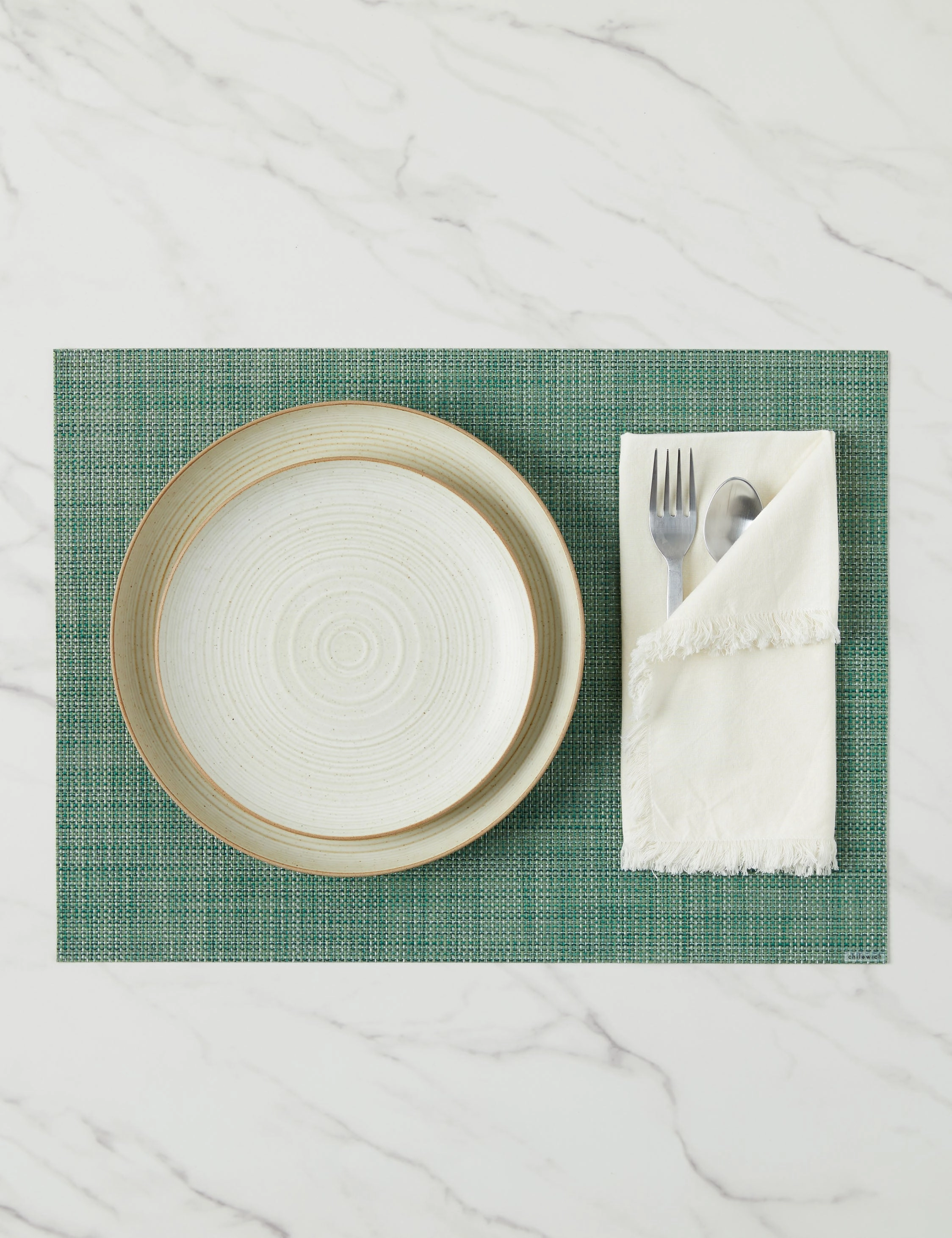 Mini Basketweave Rectangle Placemat (Set of 4) by Chilewich