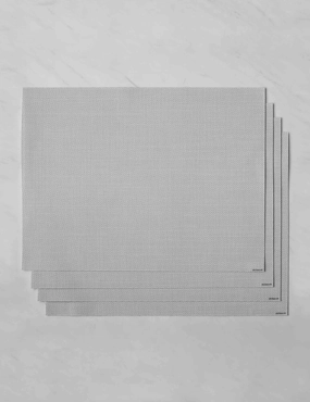 Mini Basketweave Rectangle Placemat (Set of 4) by Chilewich home decor,home accents,interior accessories