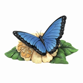 Mini Blue Morpho Butterfly Fig figurines,decorative figurines,home accents