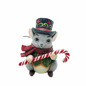Mini Christmas Mouse Figurine figurines,decorative figurines,home accents
