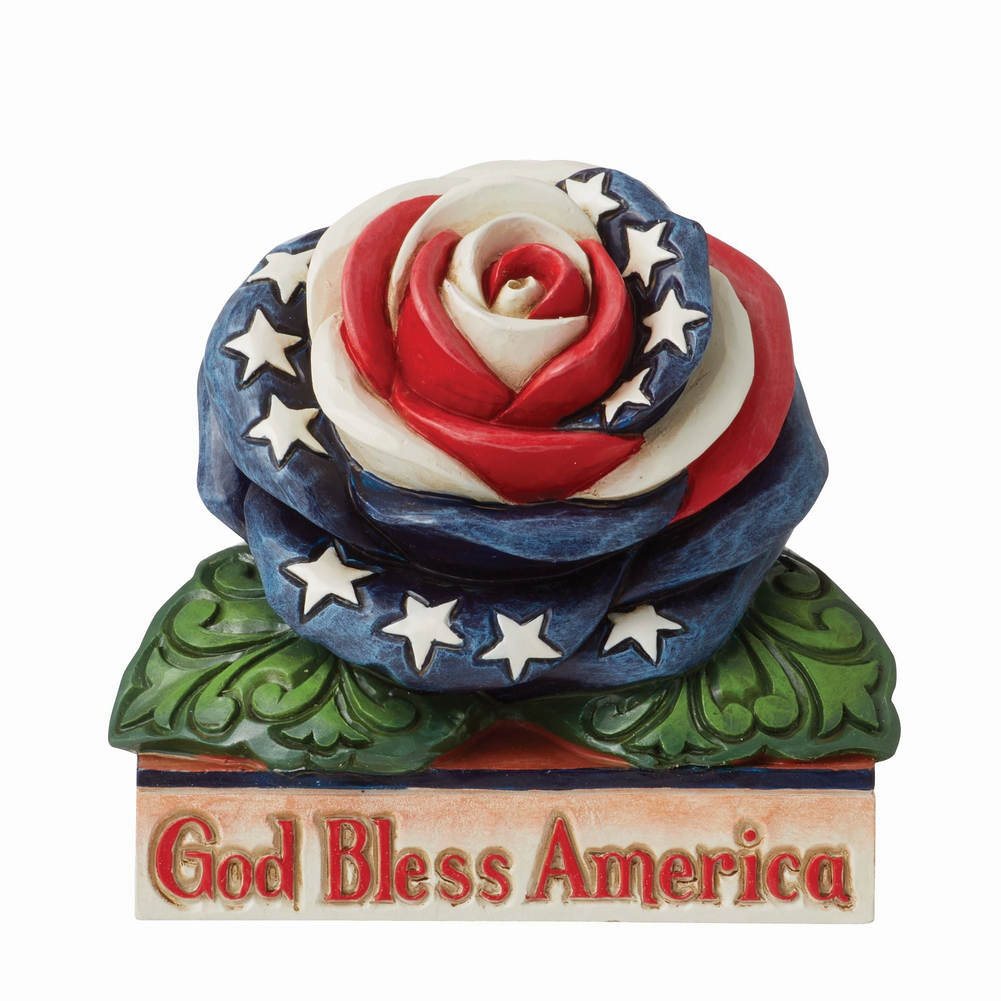 Mini Patriotic Rose figurines,decorative figurines,home accents