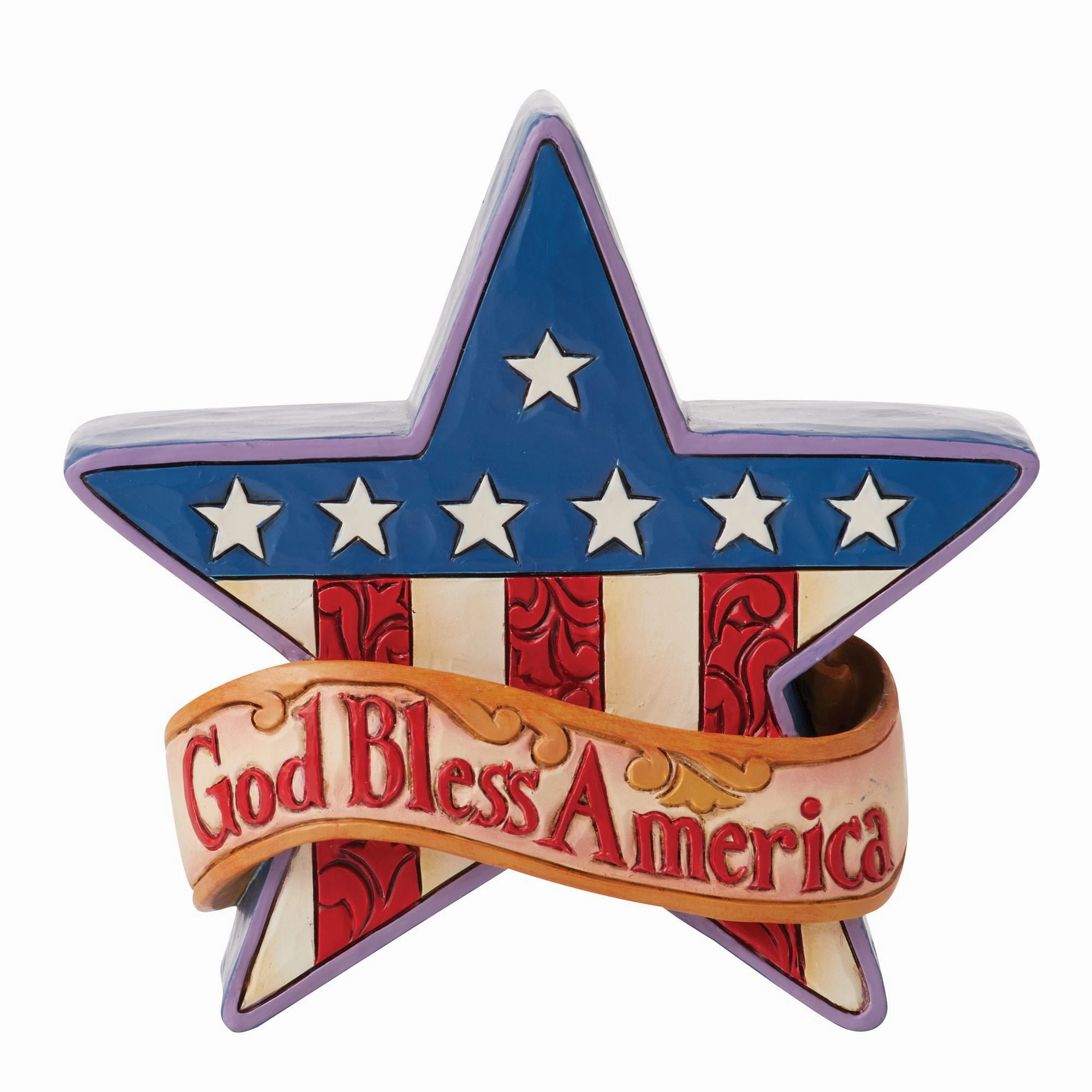 Mini Patriotic Star Figurine figurines,decorative figurines,home accents