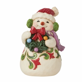 Mini Snowman Earmuffs Fig figurines,decorative figurines,home accents