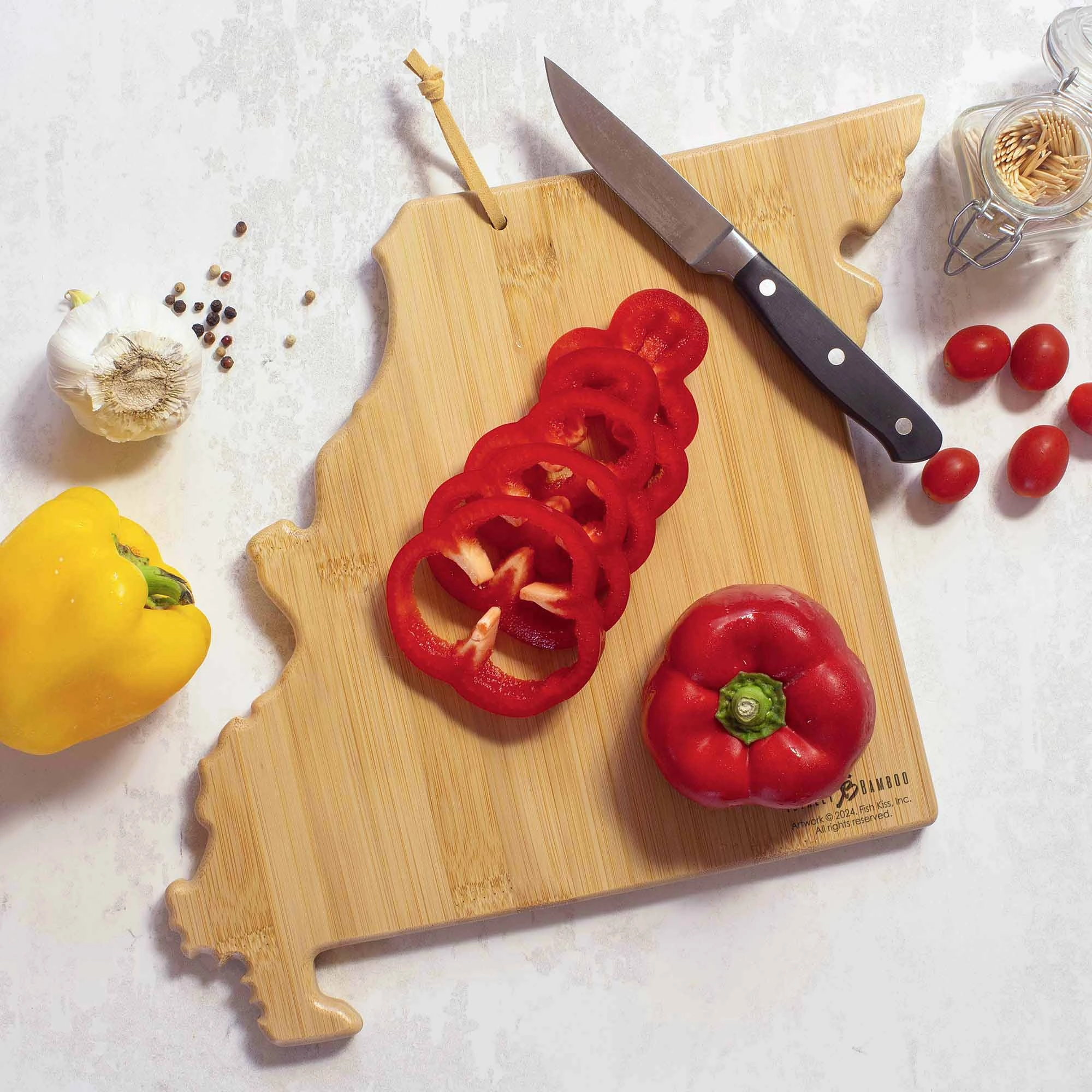 Missouri Cutting Board with Artwork by Fish Kiss