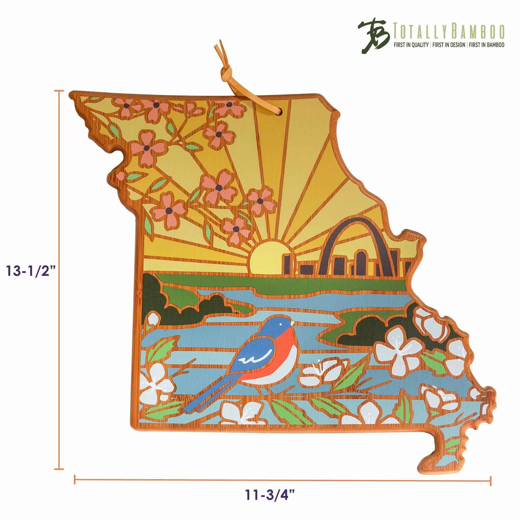 Missouri Cutting Board with Artwork by Summer Stokes