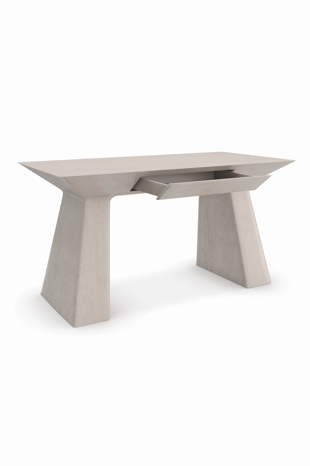 Modern Neutral Oak Desk | Andrew Martin Finley