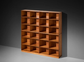 Mogens Koch for Rud Radmussen Modular Bookcase in Pine storage cabinet,organizer,furniture storage