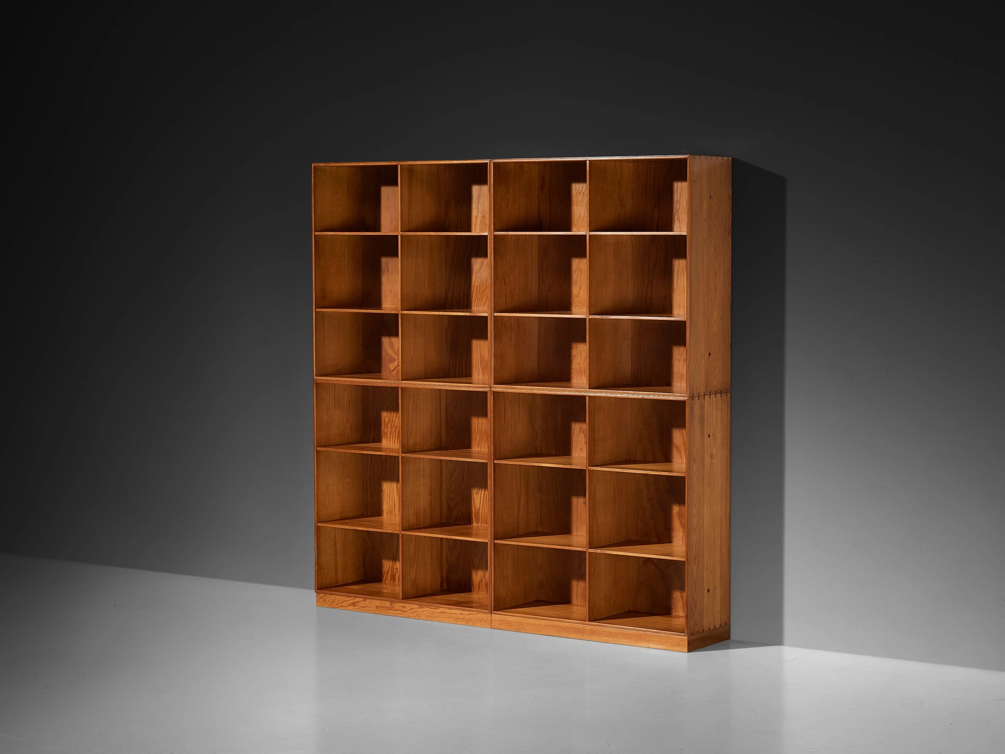 Mogens Koch for Rud Radmussen Modular Bookcase in Pine