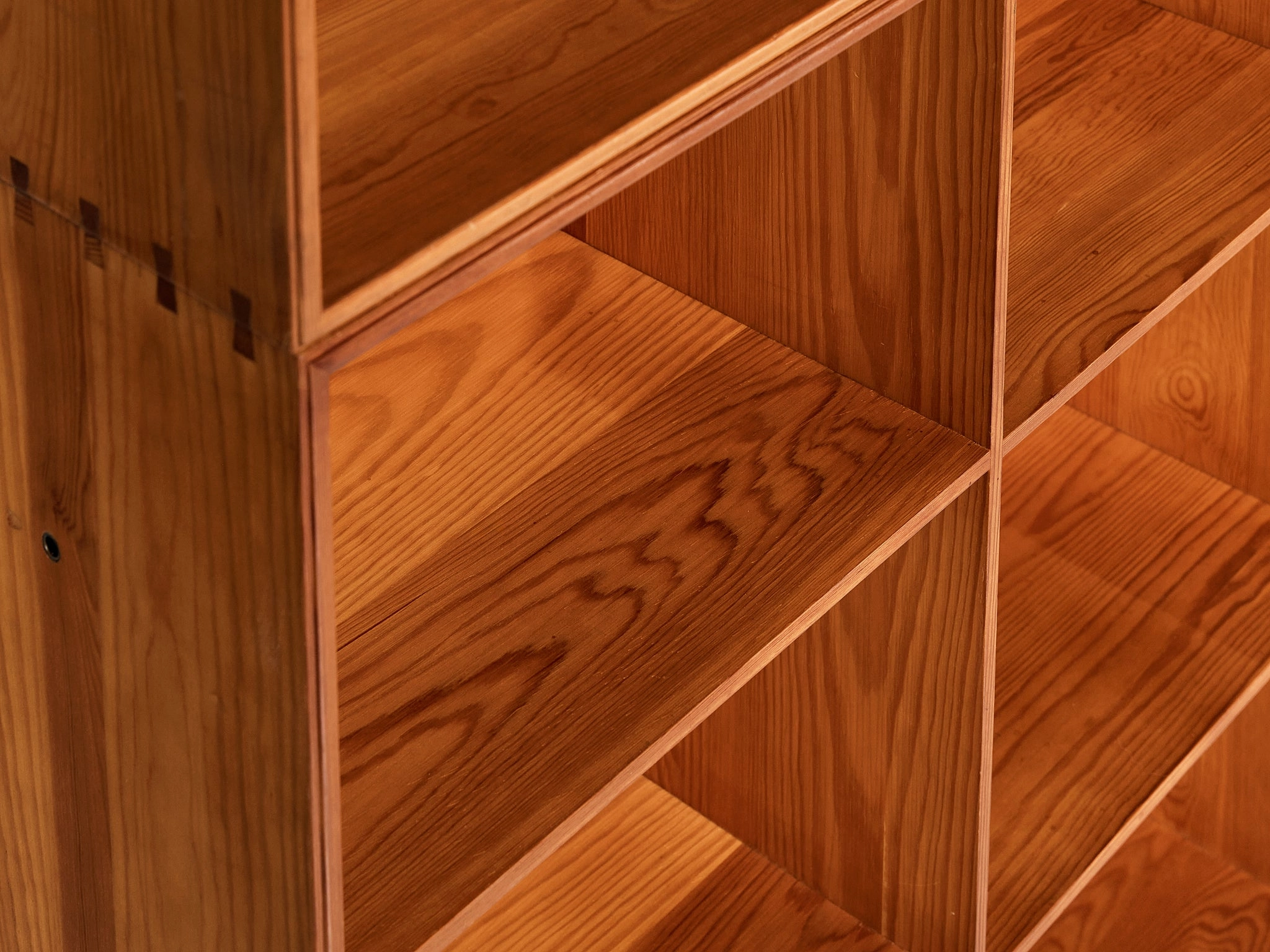 Mogens Koch for Rud Radmussen Modular Bookcase in Pine