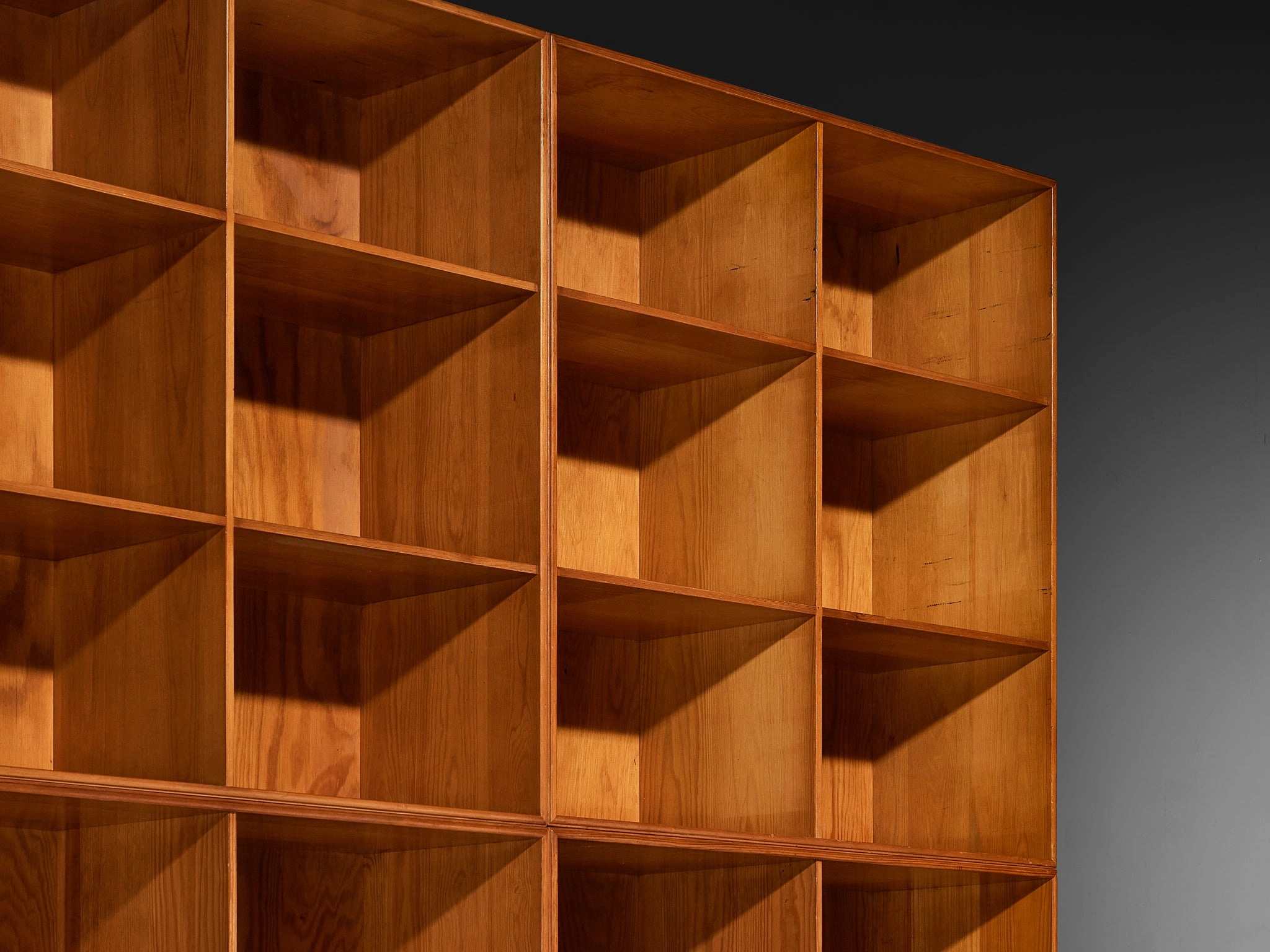 Mogens Koch for Rud Radmussen Modular Bookcase in Pine