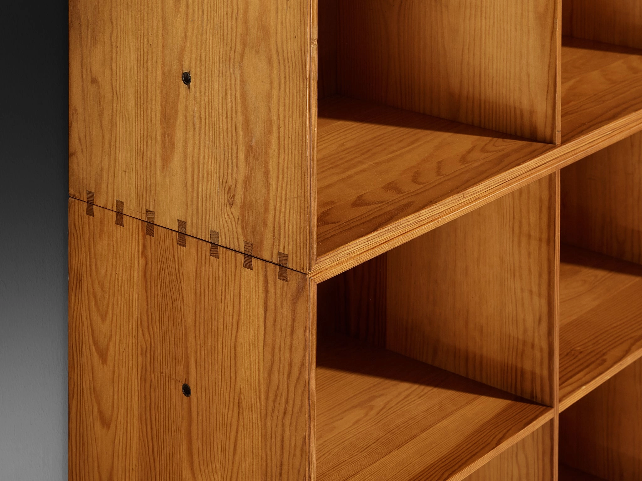 Mogens Koch for Rud Radmussen Modular Bookcase in Pine