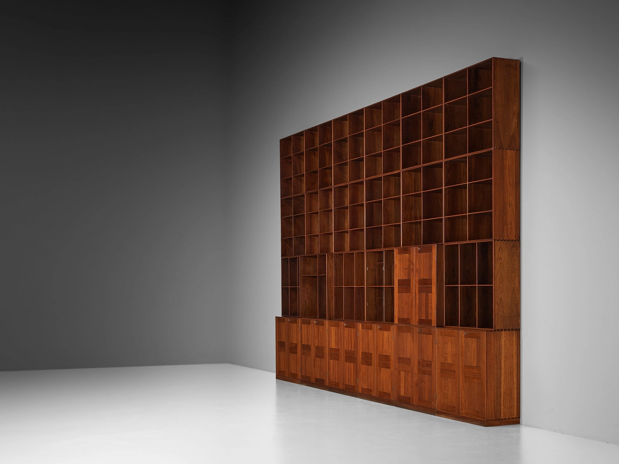 Mogens Koch for Rud Radmussen Modular Library in Mahogany