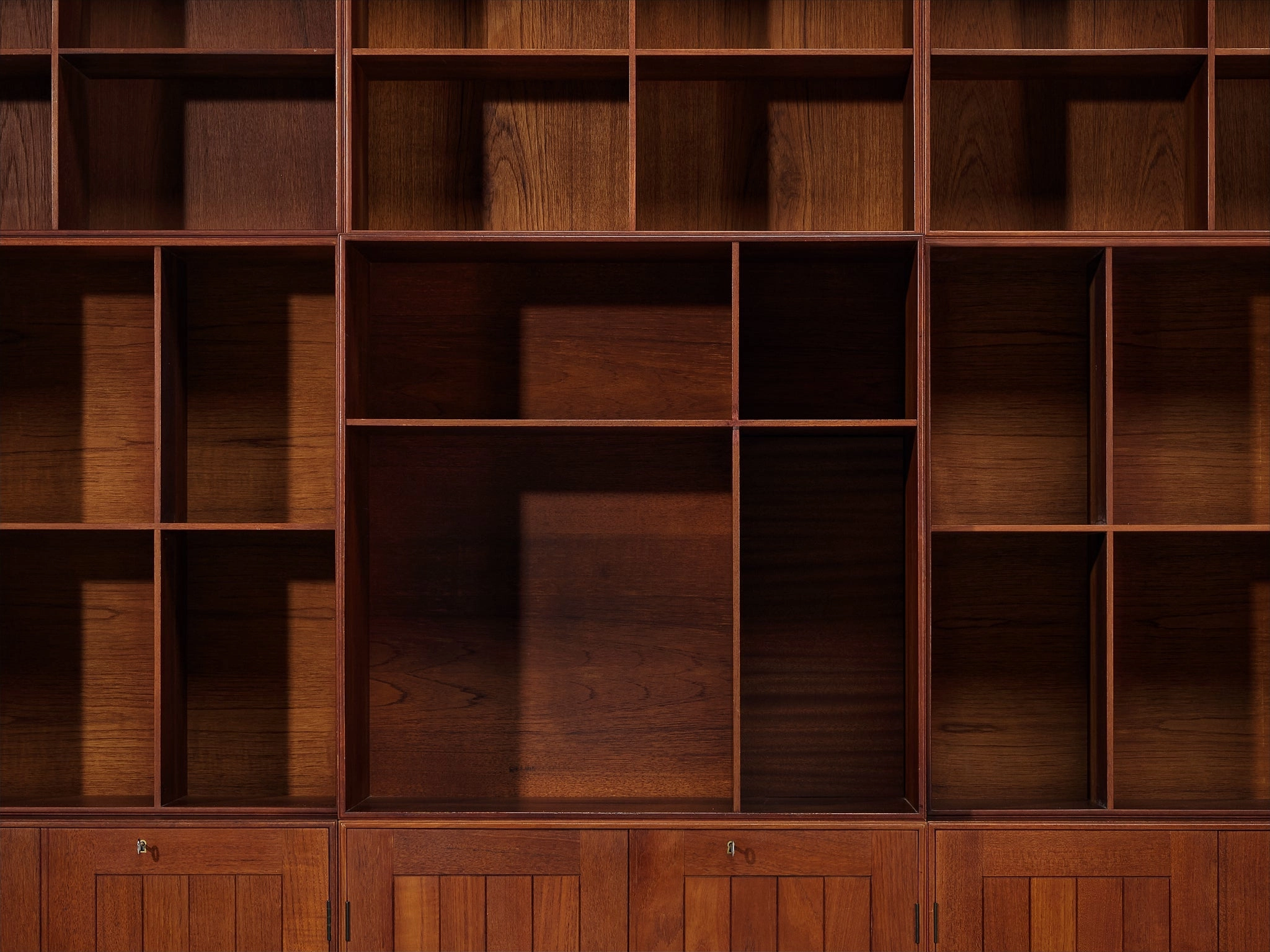 Mogens Koch for Rud Radmussen Modular Library in Mahogany