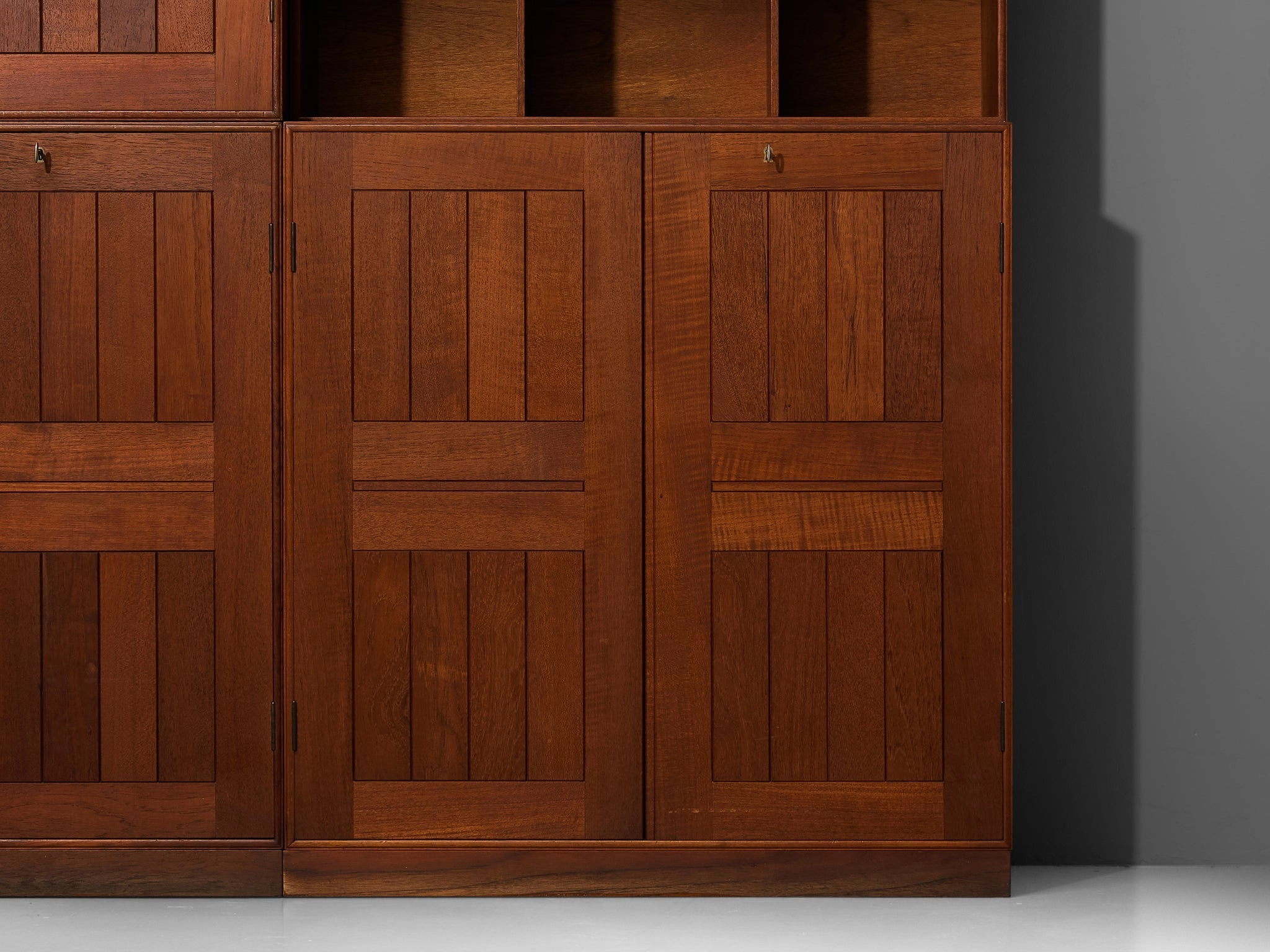 Mogens Koch for Rud Radmussen Modular Library in Mahogany