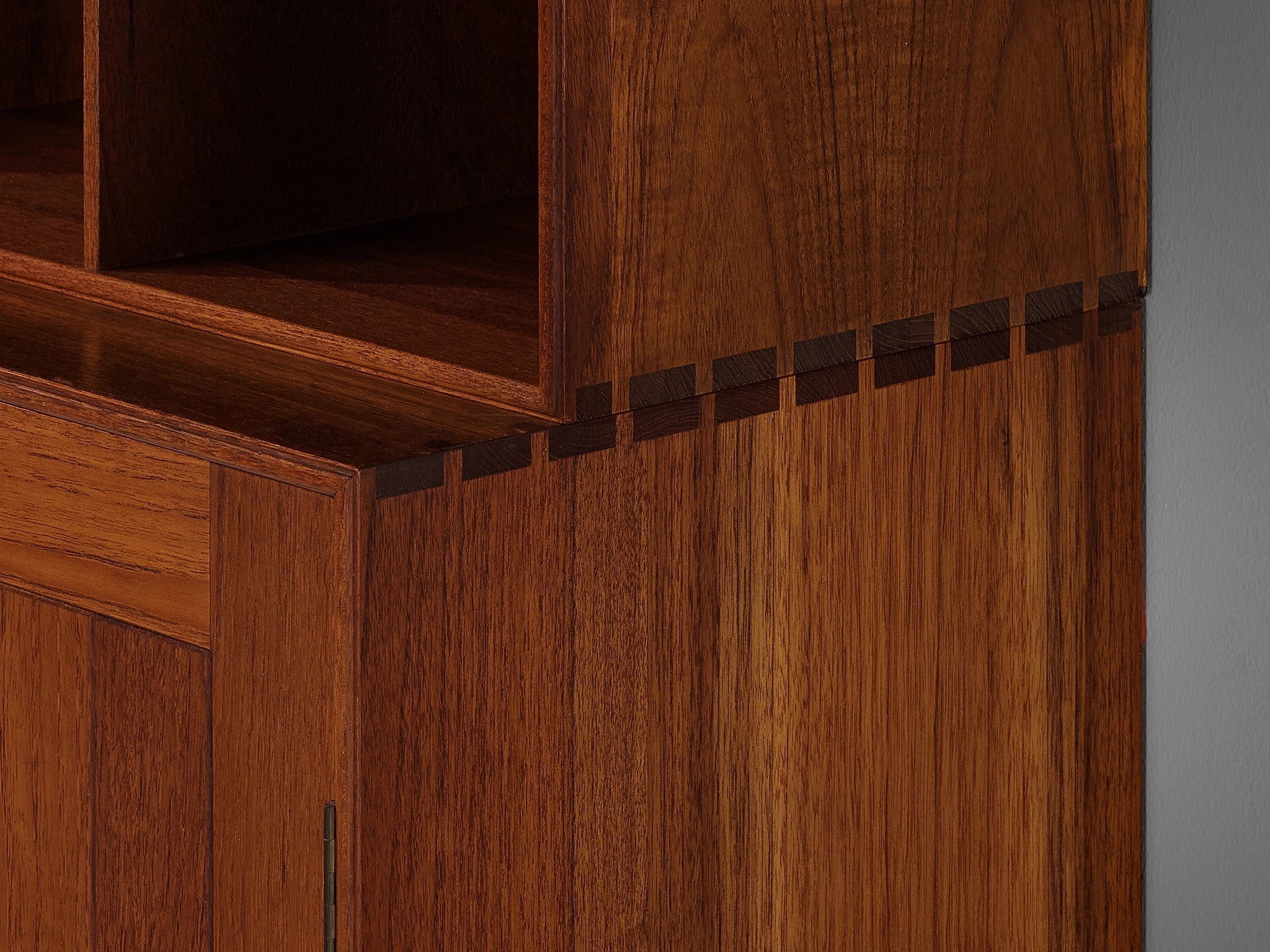 Mogens Koch for Rud Radmussen Modular Library in Mahogany