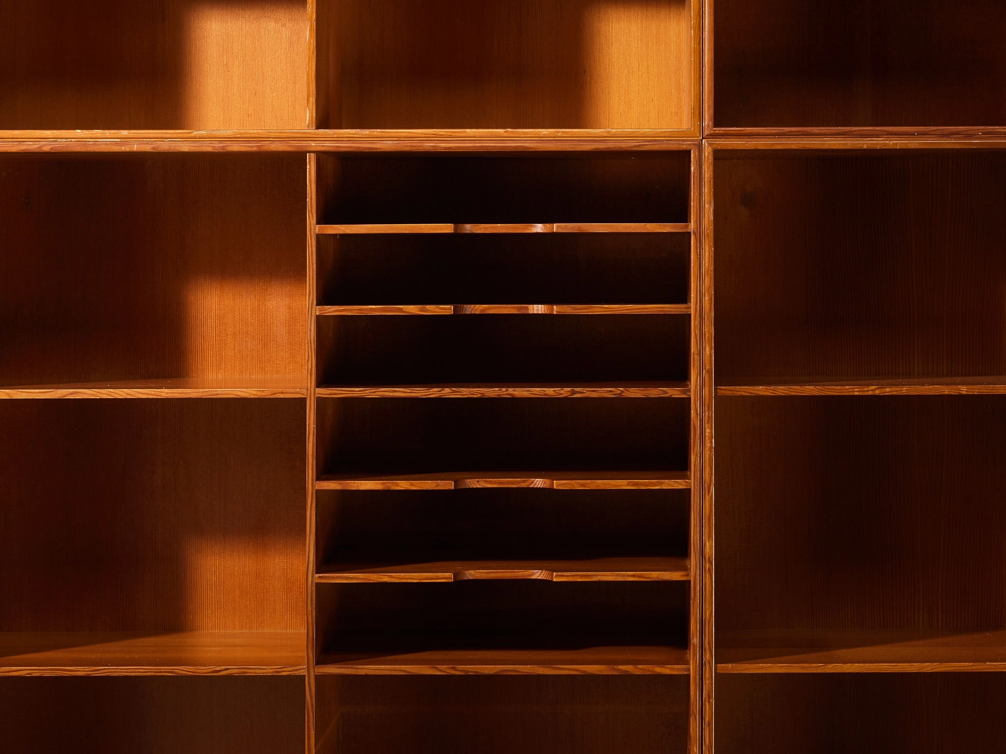 Mogens Koch for Rud Radmussen Modular Library in Pine