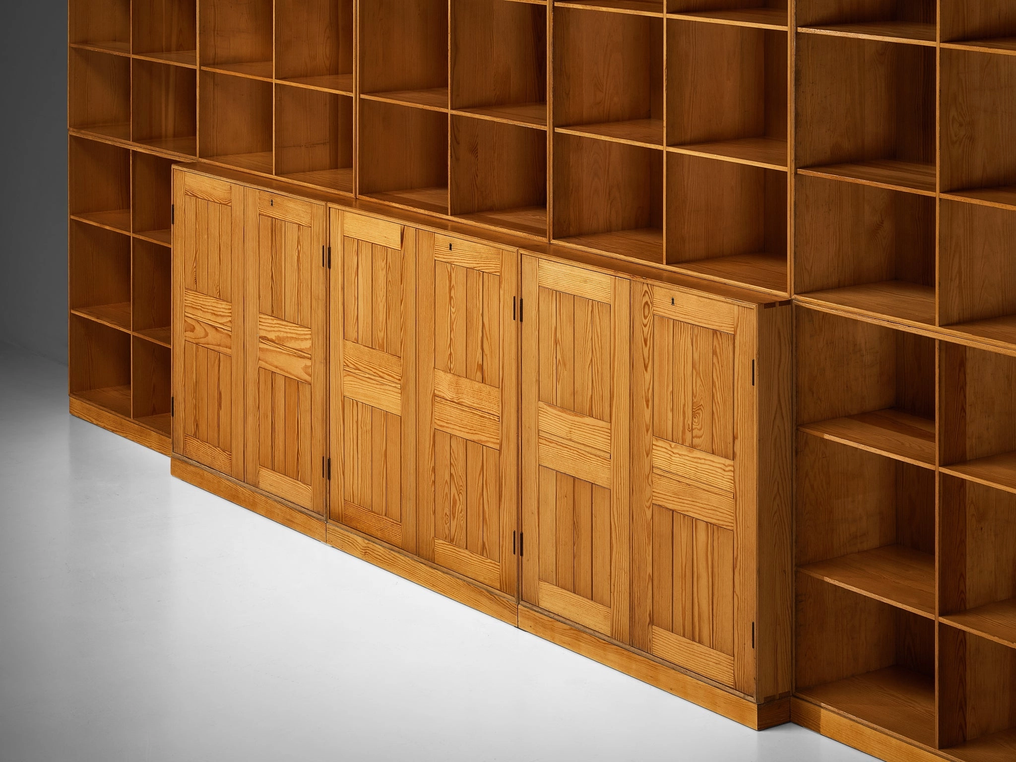 Mogens Koch for Rud Radmussen Substantial Modular Library in Pine