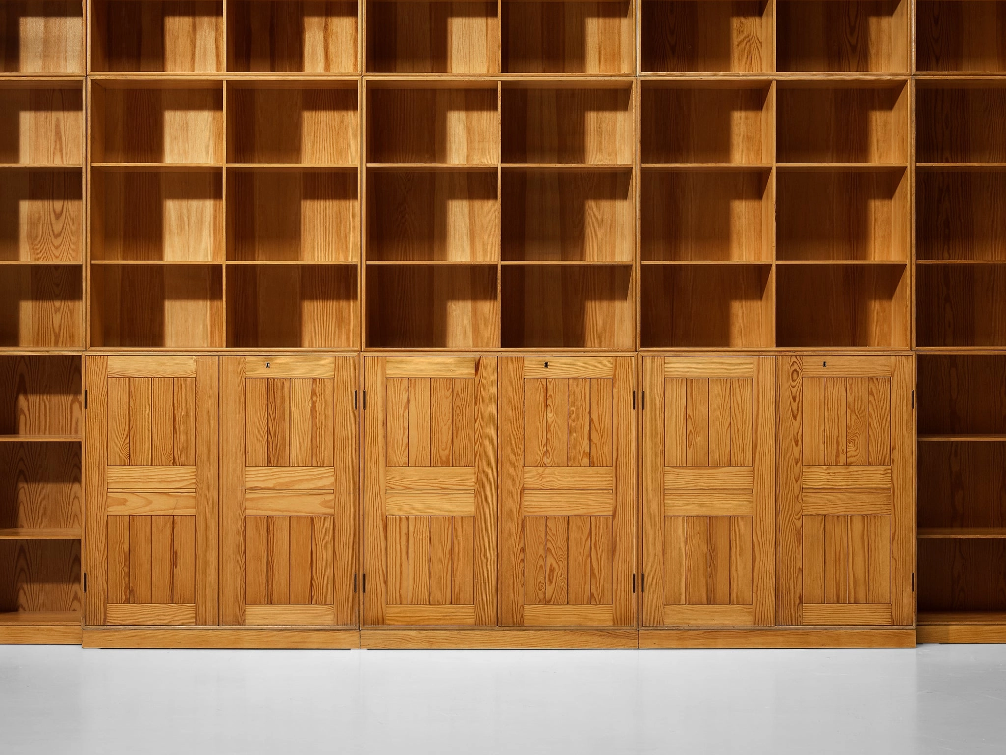 Mogens Koch for Rud Radmussen Substantial Modular Library in Pine