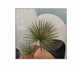 Moonlit Fronds Oil Painting dining table,kitchen table,dining room furniture