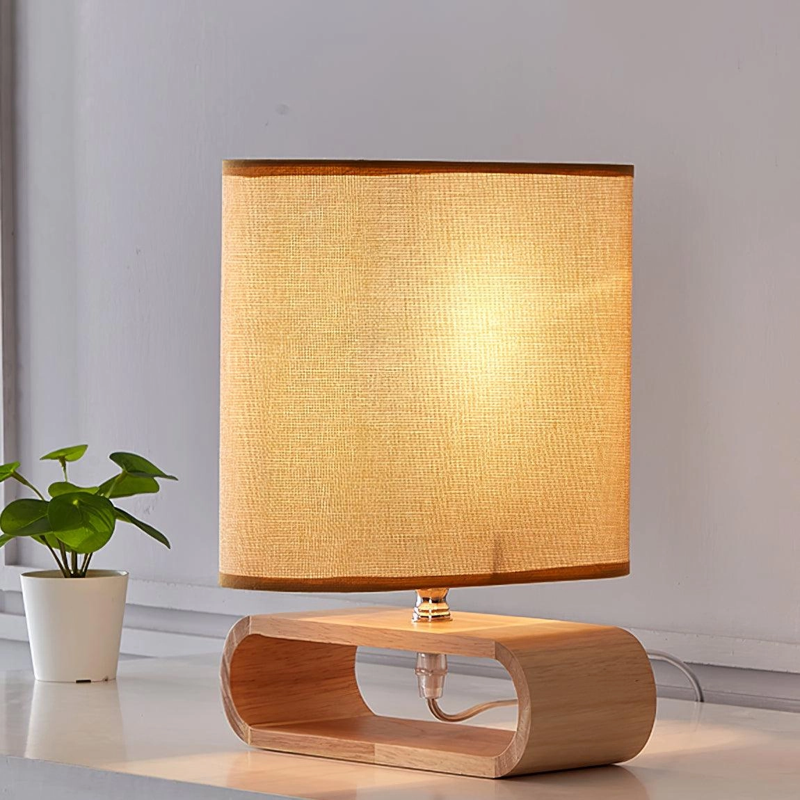 Moti Wood Table Lamp