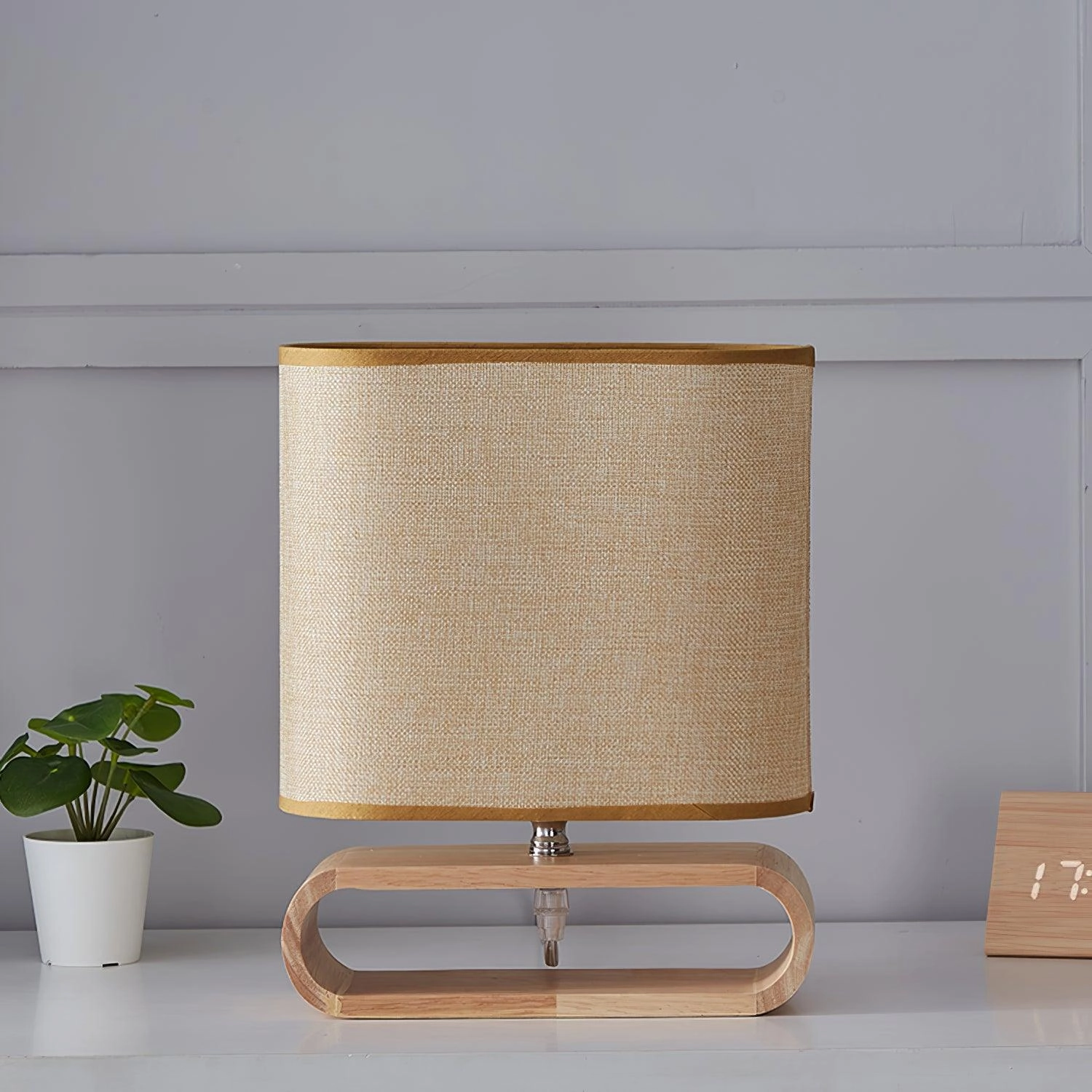 Moti Wood Table Lamp