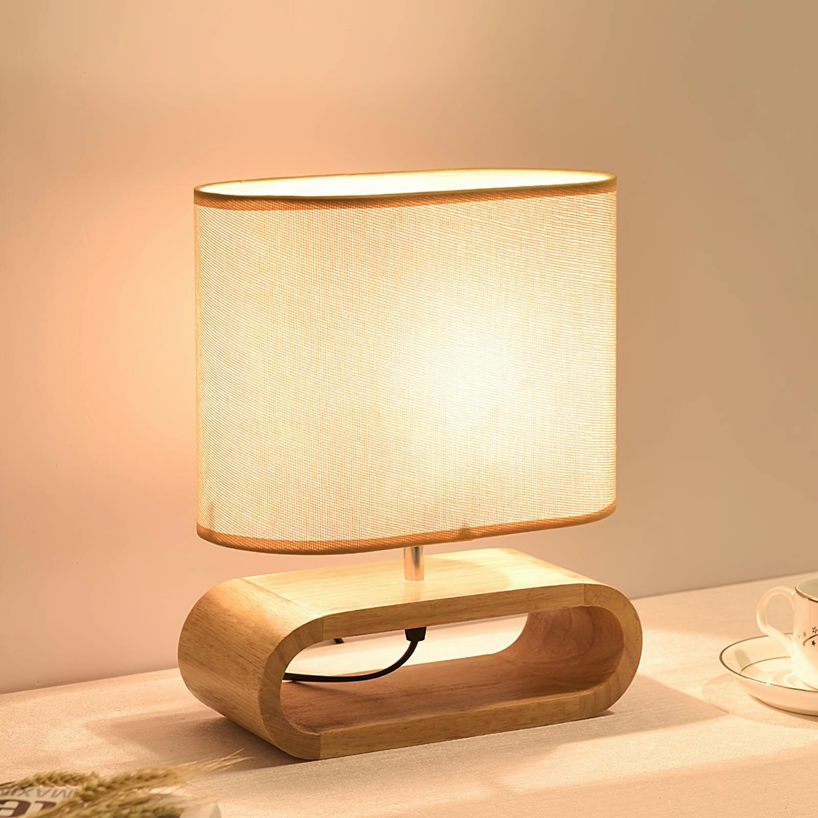 Moti Wood Table Lamp
