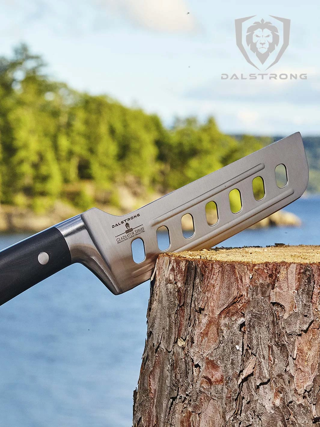 Nakiri Asian Vegetable Knife 6" | Offset Blade | Gladiator Series | NSF Certified | Dalstrong 