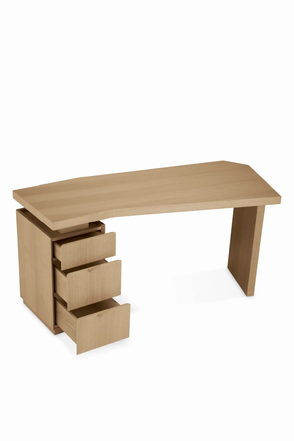 Natural Oak 3-Drawer Desk | Eichholtz Sarah