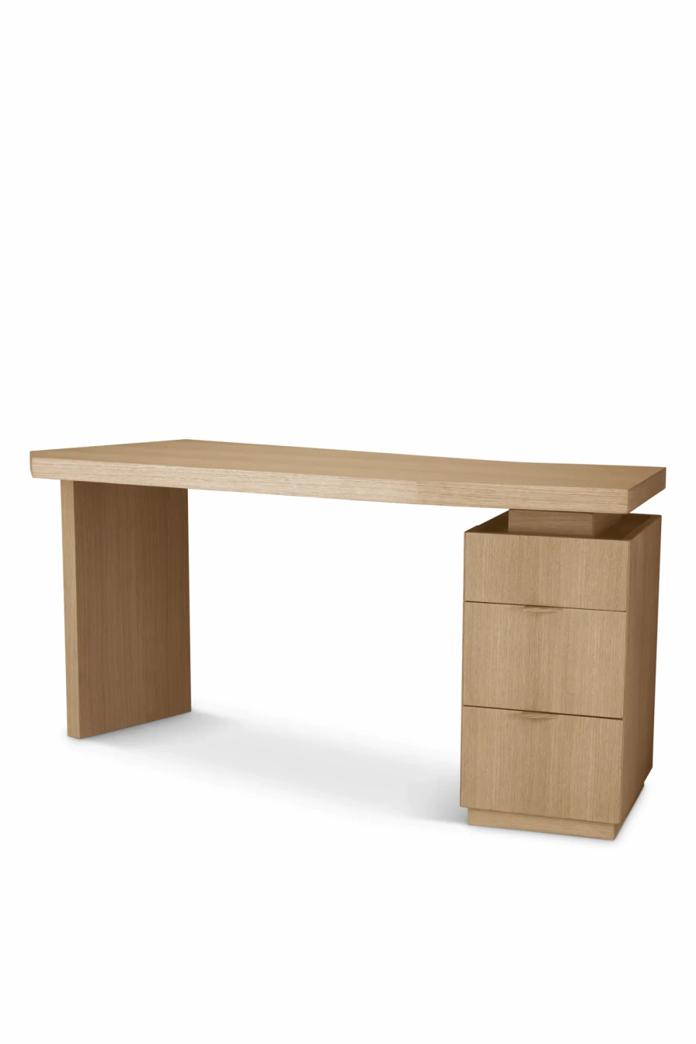 Natural Oak 3-Drawer Desk | Eichholtz Sarah