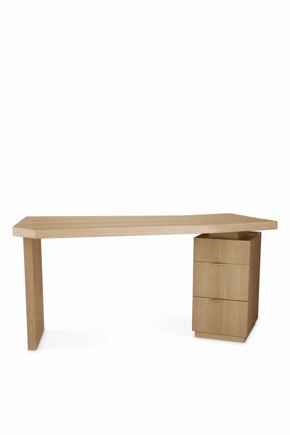 Natural Oak 3-Drawer Desk | Eichholtz Sarah