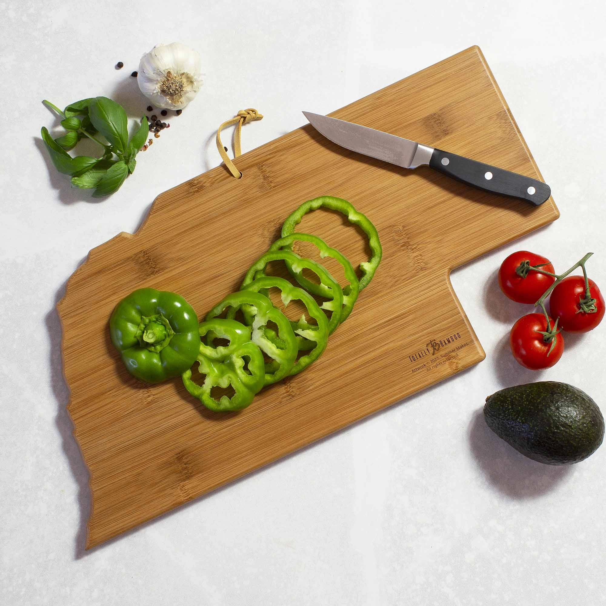 Nebraska Cutting Board with Artwork by Summer Stokes