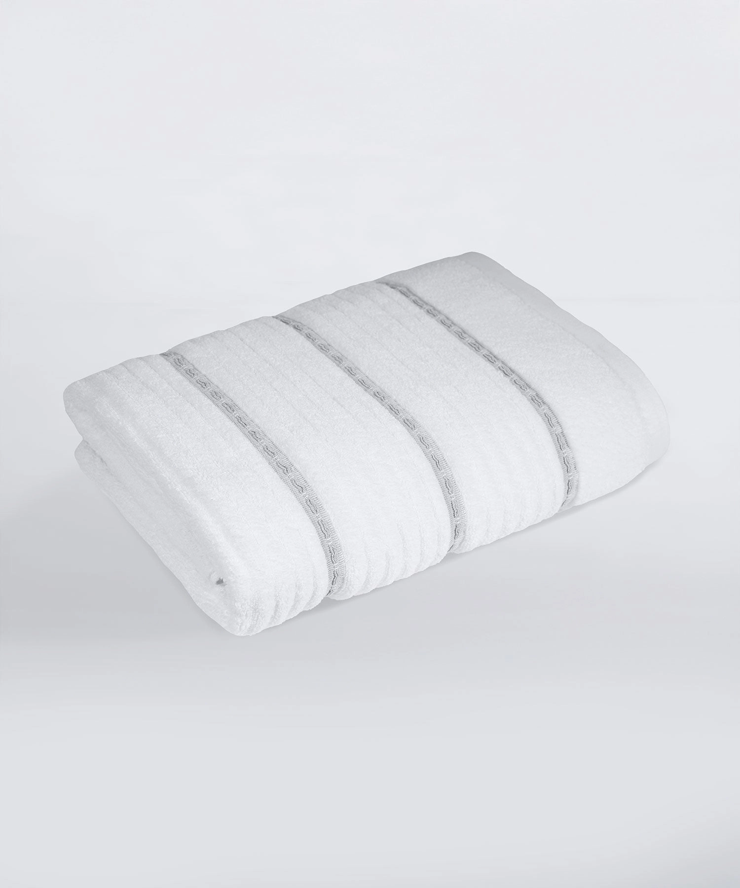 Nectarsoft Be Our Guest Bath Towel, 625 GSM, 100% Cotton, White, Celise