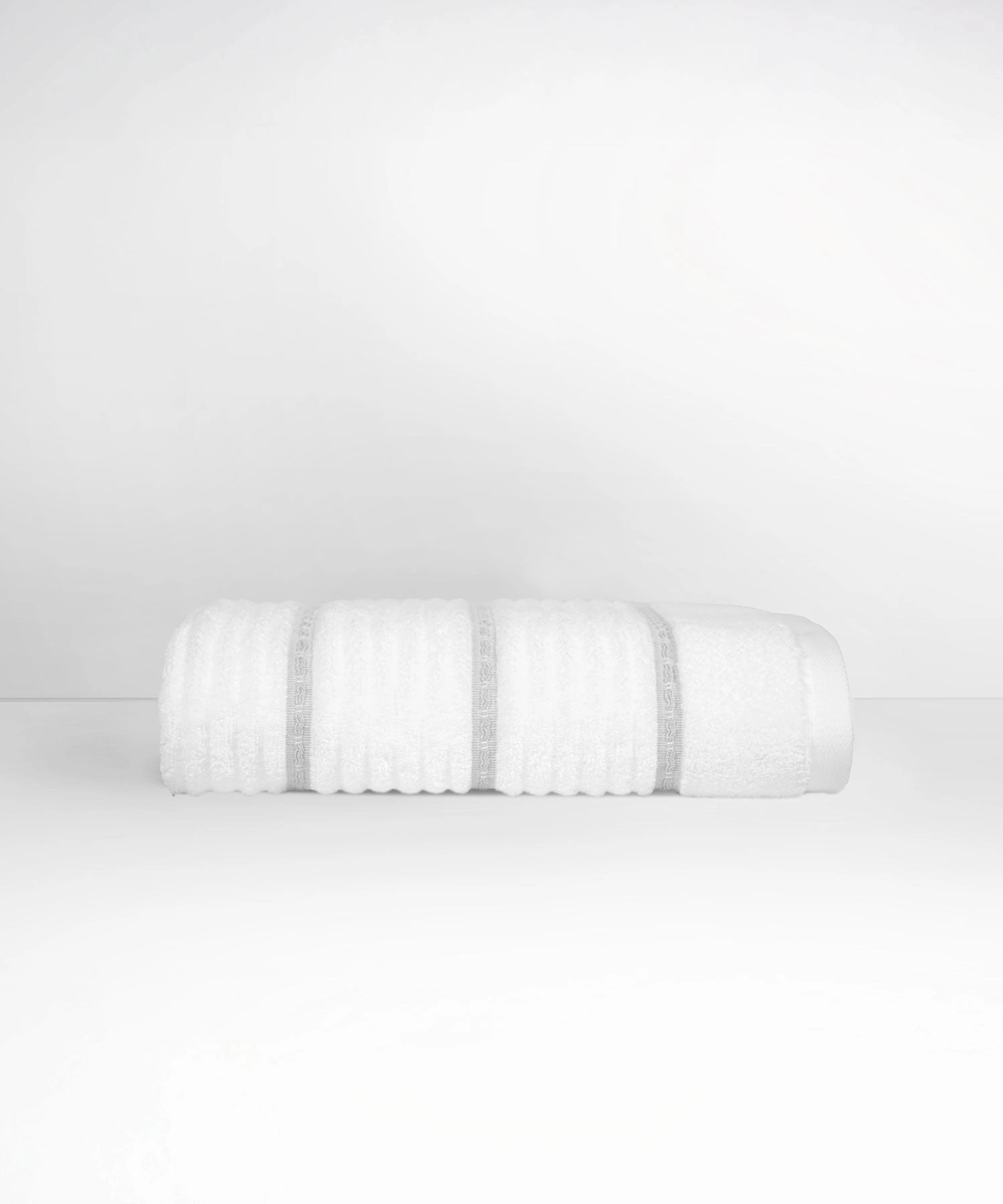 Nectarsoft Be Our Guest Bath Towel, 625 GSM, 100% Cotton, White, Celise