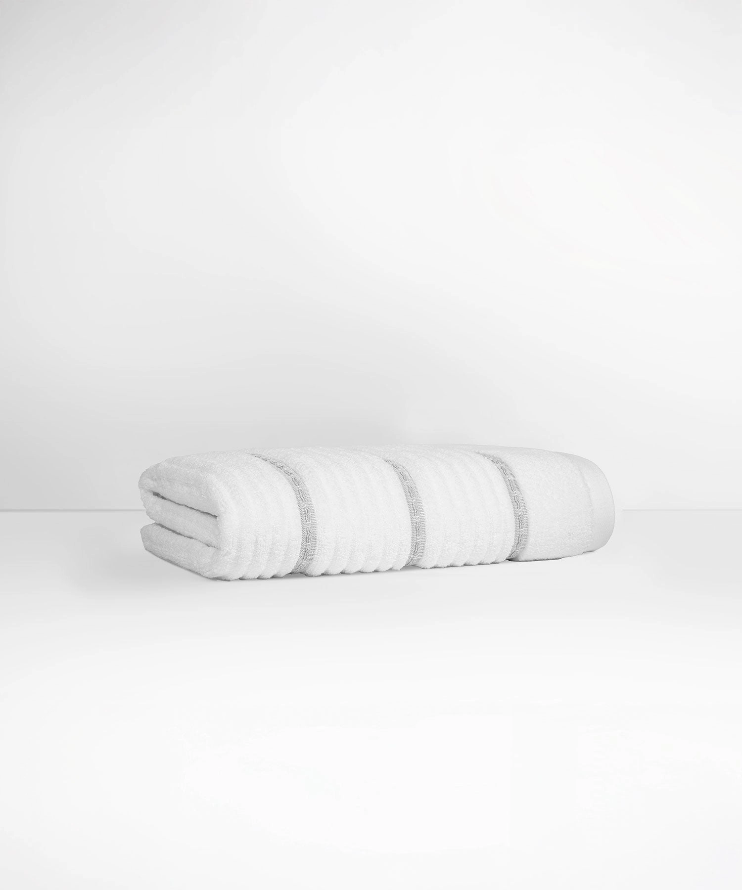 Nectarsoft Be Our Guest Bath Towel, 625 GSM, 100% Cotton, White, Celise
