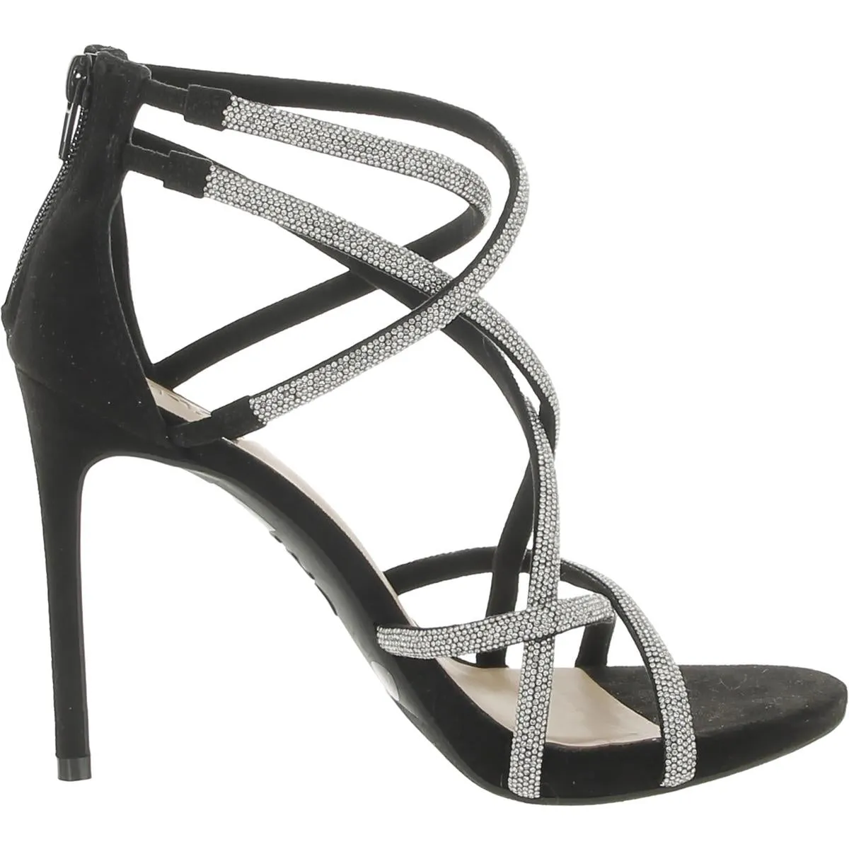Nellemi Womens Faux Suede Dressy Heels