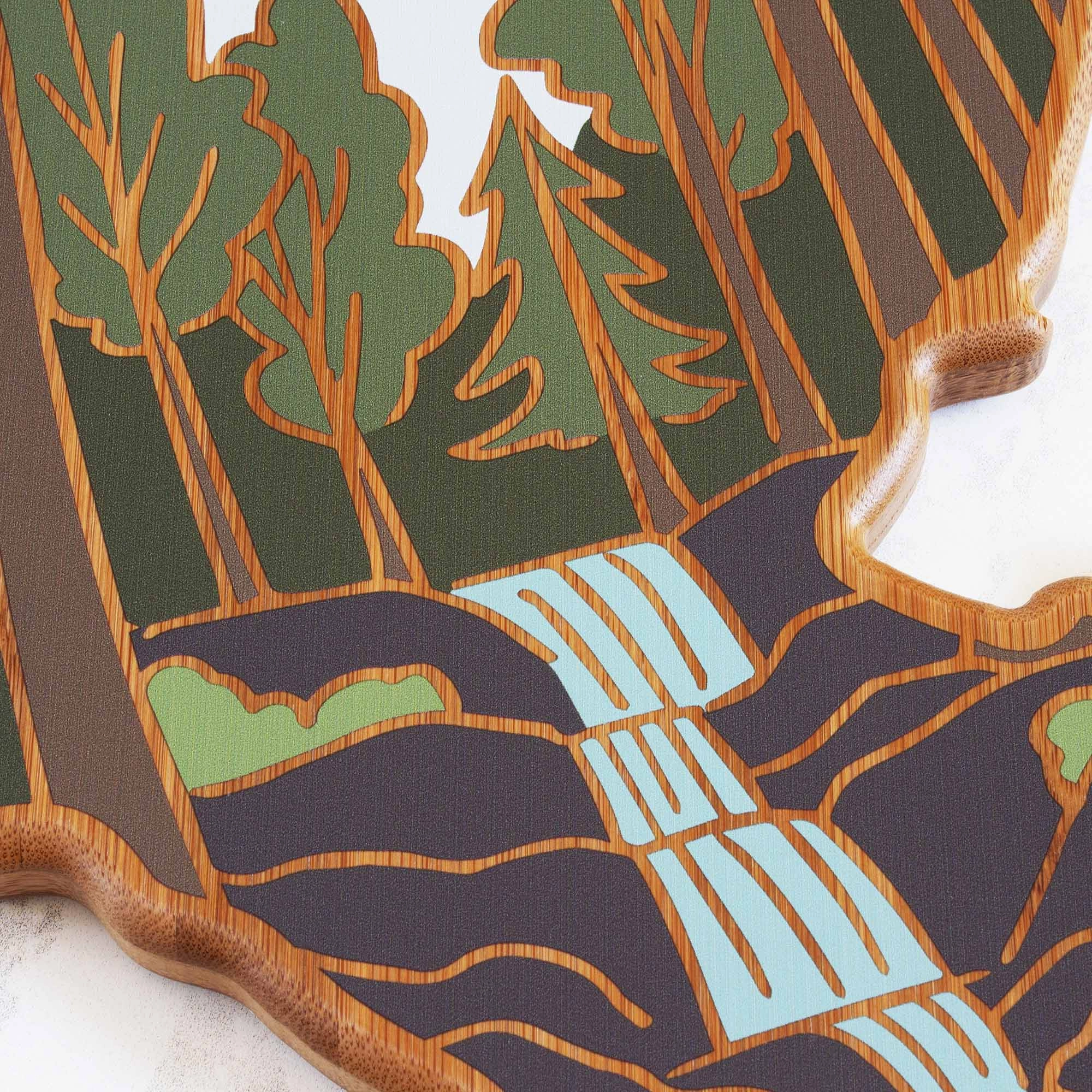New Jersey Cutting Board with Artwork by Summer Stokes