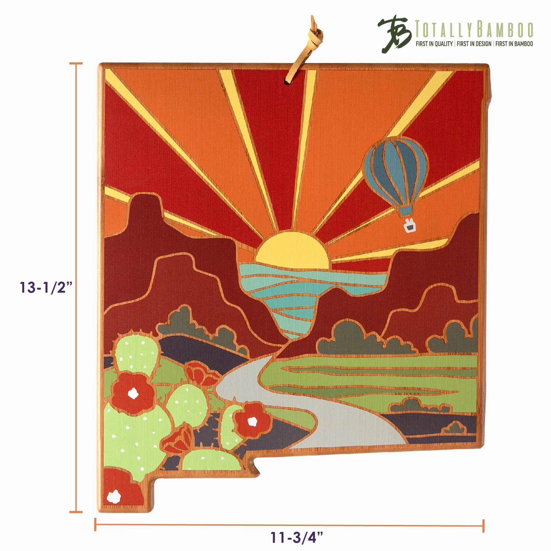 New Mexico Cutting Board with Artwork by Summer Stokes