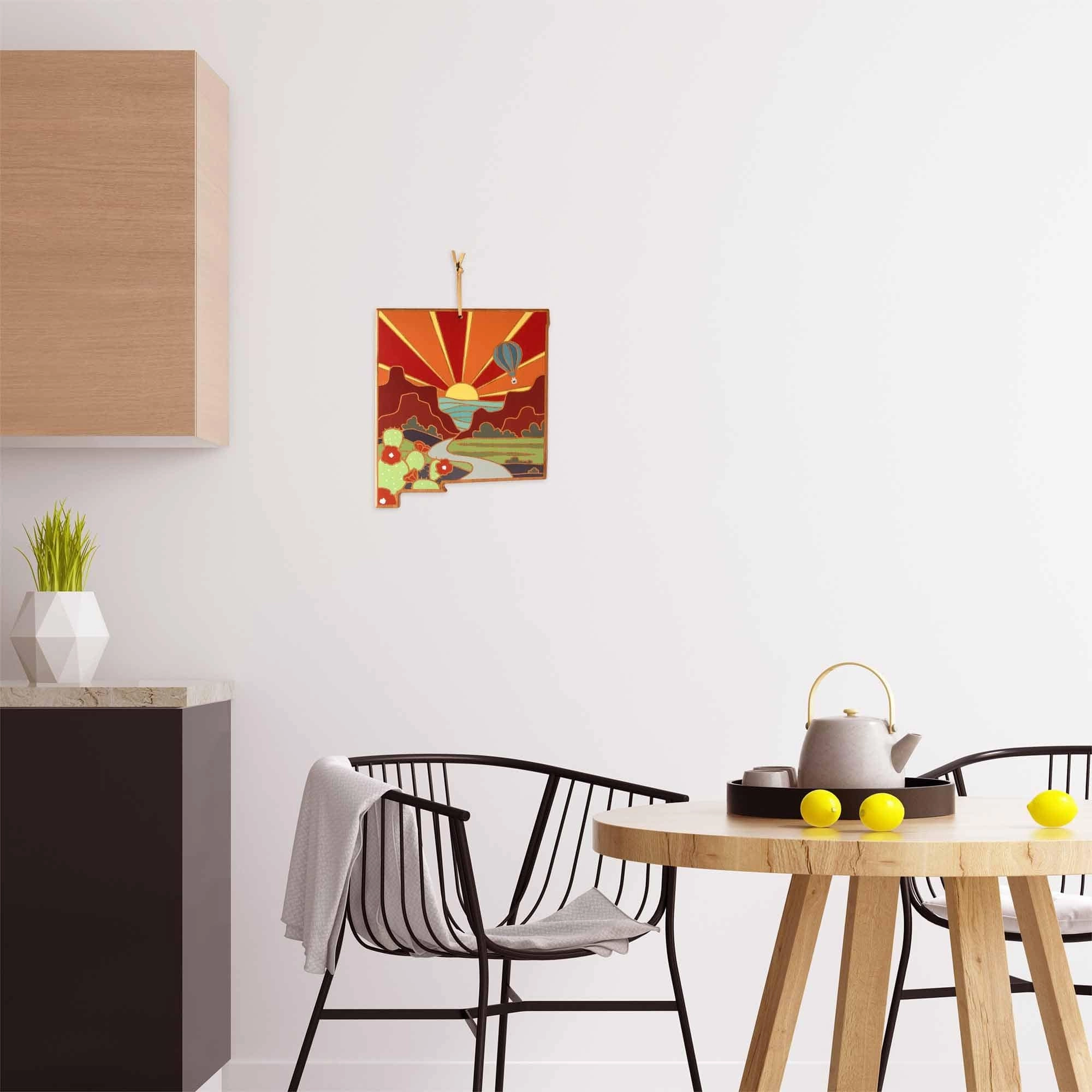 New Mexico Cutting Board with Artwork by Summer Stokes