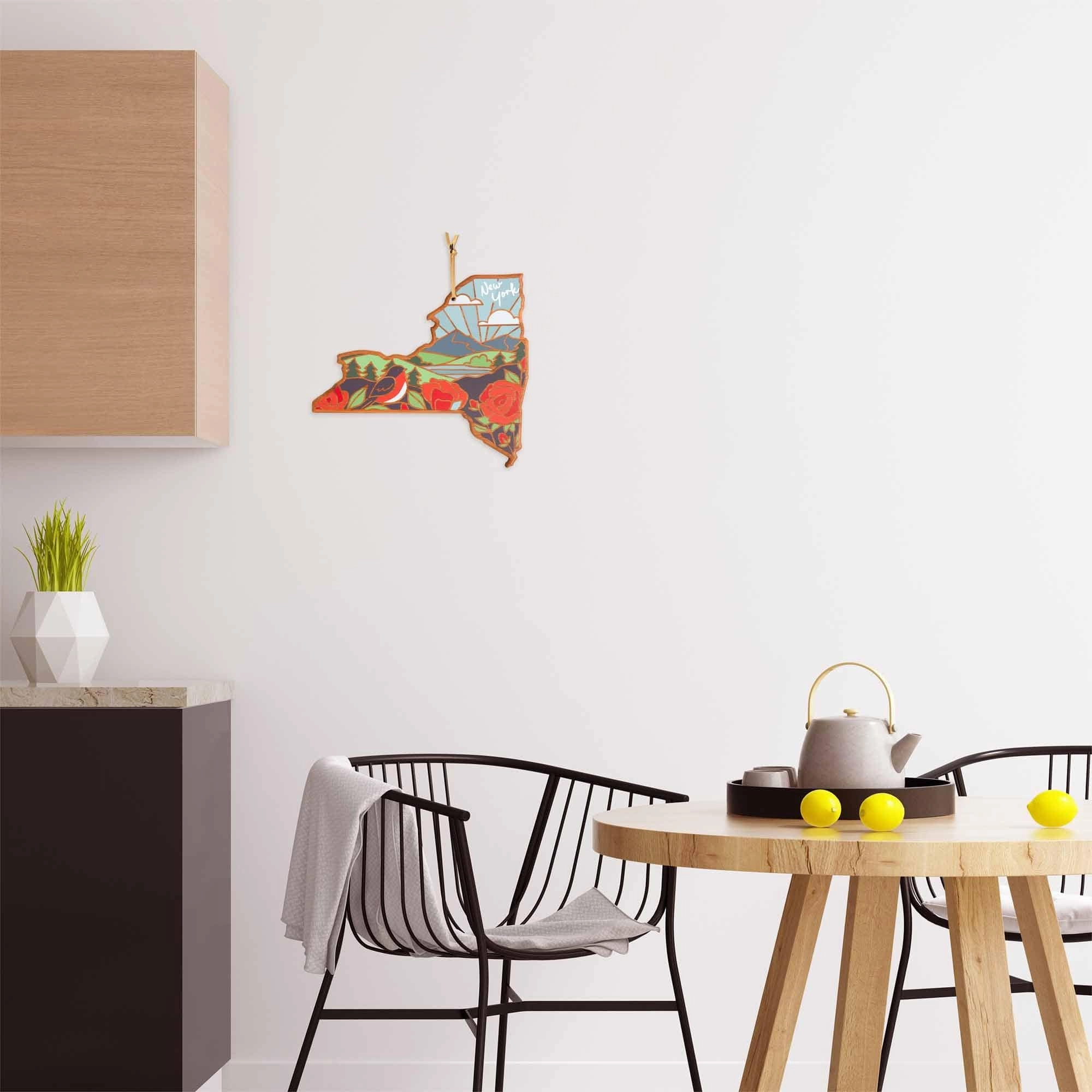 New York Cutting Board with Artwork by Summer Stokes